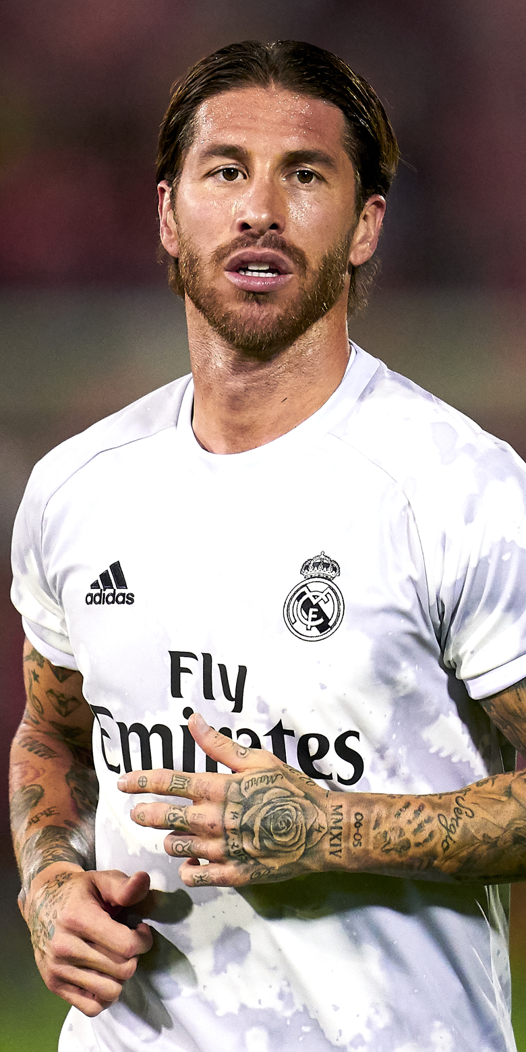Téléchargez des papiers peints mobile Sergio Ramos, Tatouage, Des Sports, Football, Espagnol, Real Madrid Cf gratuitement.