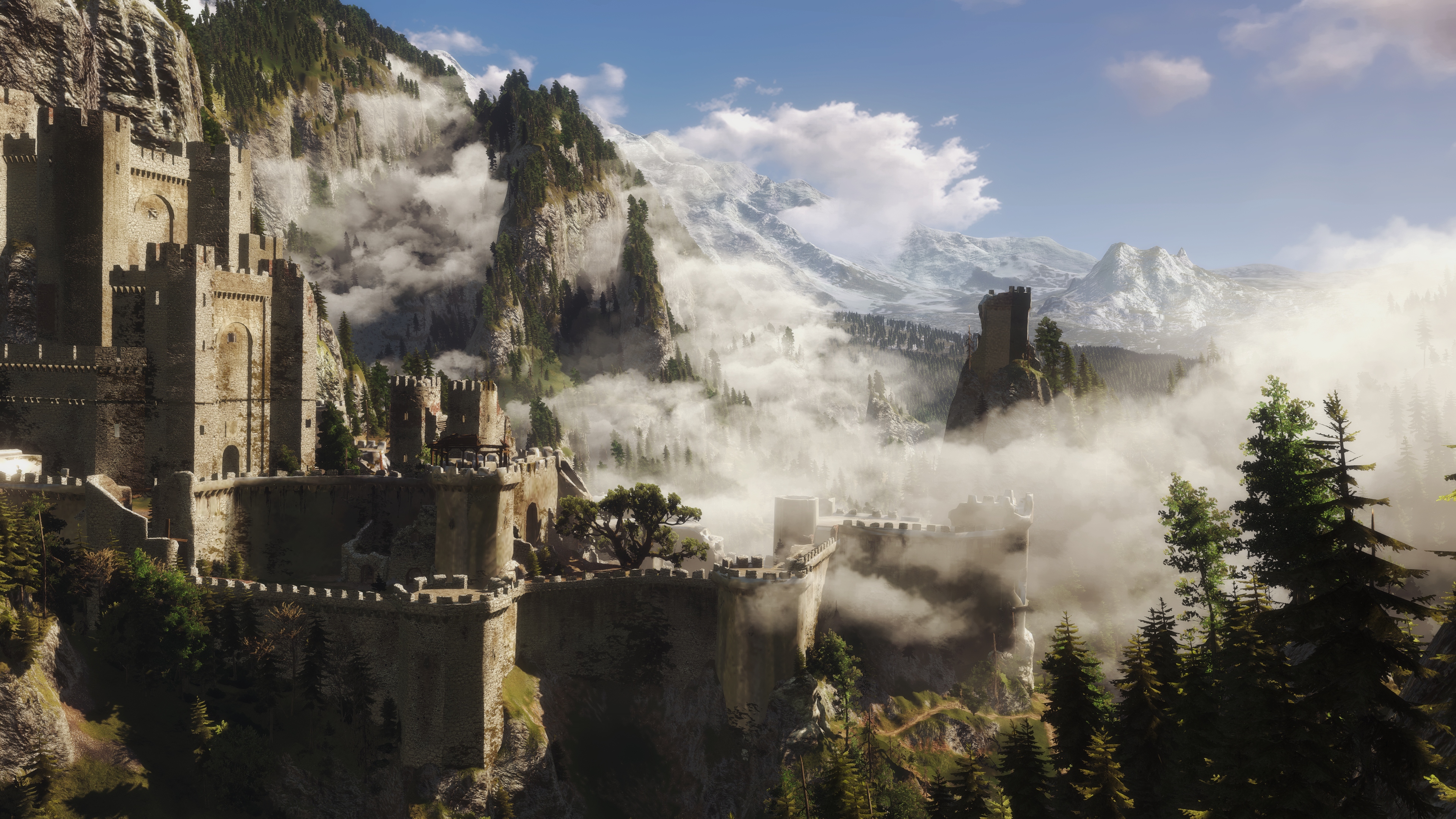 Téléchargez des papiers peints mobile Jeux Vidéo, Château, Le Sorceleur, The Witcher 3: Wild Hunt gratuitement.
