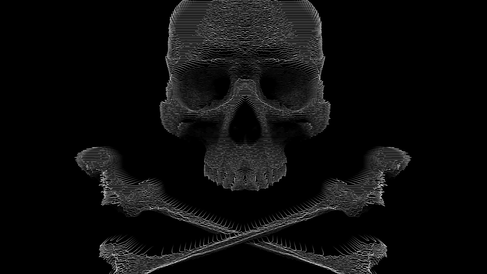Download mobile wallpaper Pirate, Skull, Dark for free.