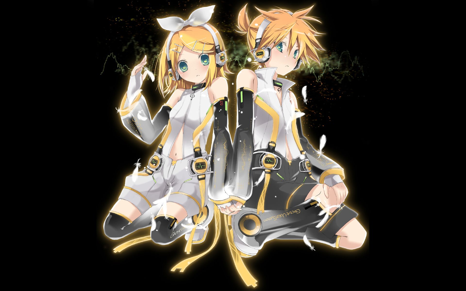 Laden Sie das Vocaloid, Animes, Rin Kagamine, Len Kagamine-Bild kostenlos auf Ihren PC-Desktop herunter