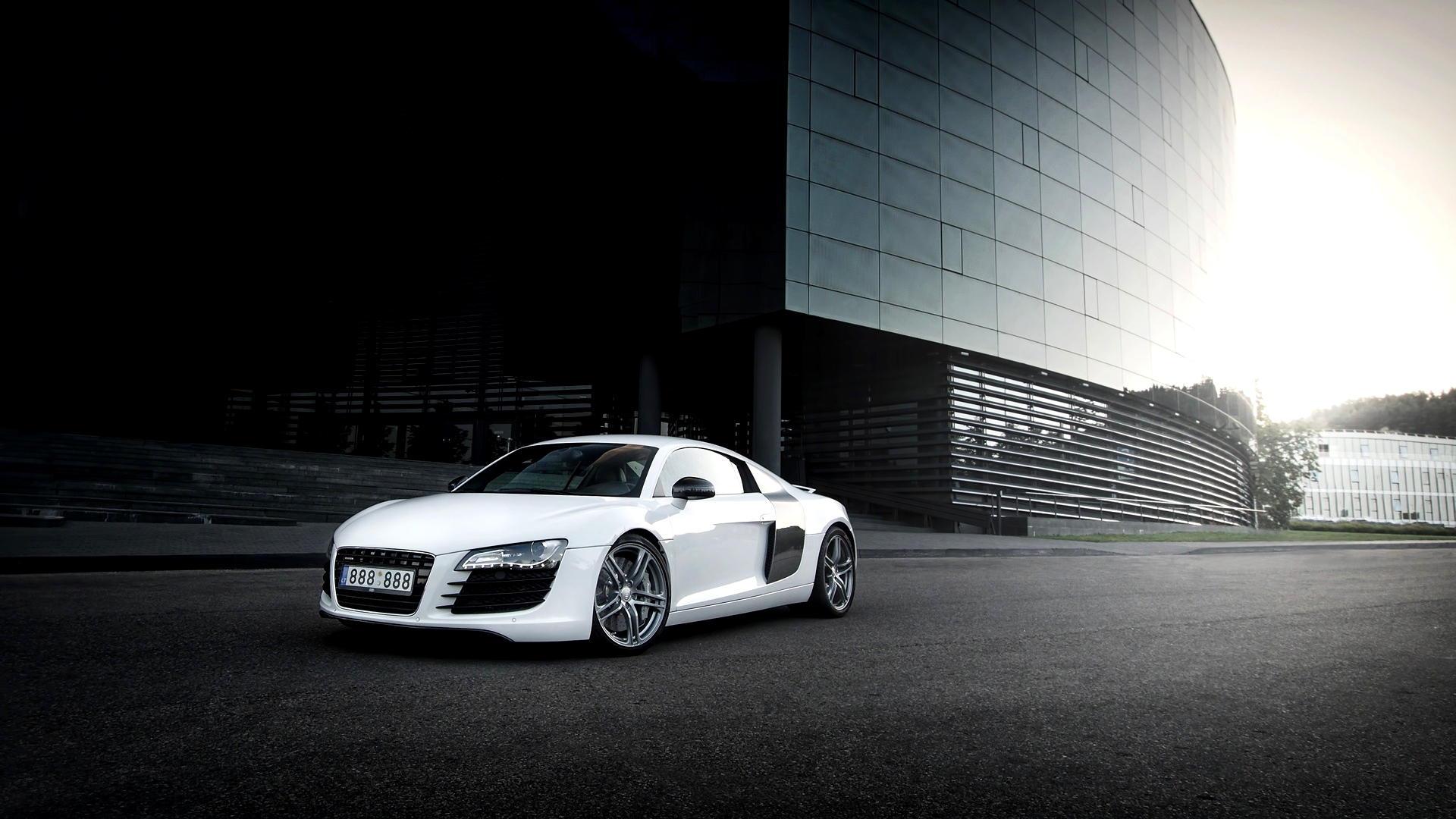 Baixe gratuitamente a imagem Audi, Audi R8, Veículos, Carro Branco na área de trabalho do seu PC