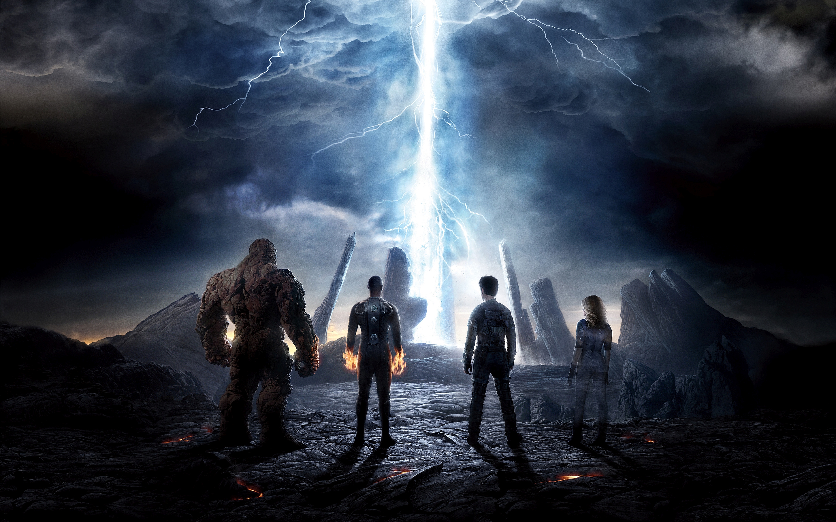 movie, fantastic four (2015), fantastic four, human torch (marvel comics), invisible woman, johnny storm, mister fantastic, reed richards, susan storm, thing (marvel comics)