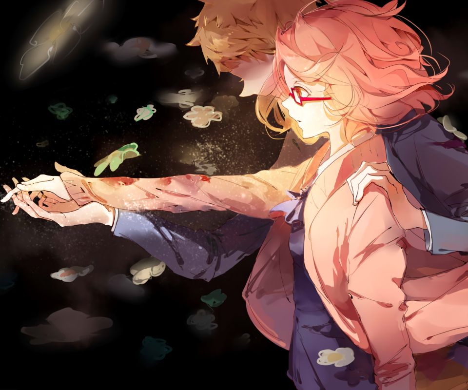 Free download wallpaper Anime, Mirai Kuriyama, Akihito Kanbara, Beyond The Boundary on your PC desktop