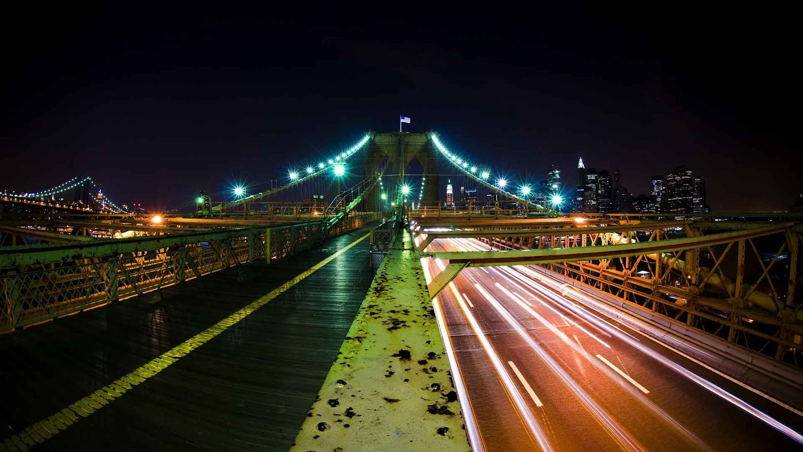 Скачать обои бесплатно Бруклинский Мост, Сделано Человеком картинка на рабочий стол ПК