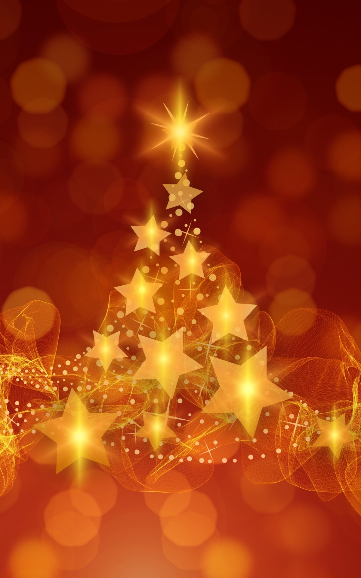 無料モバイル壁紙クリスマス, 光, クリスマスツリー, 星, ホリデーをダウンロードします。