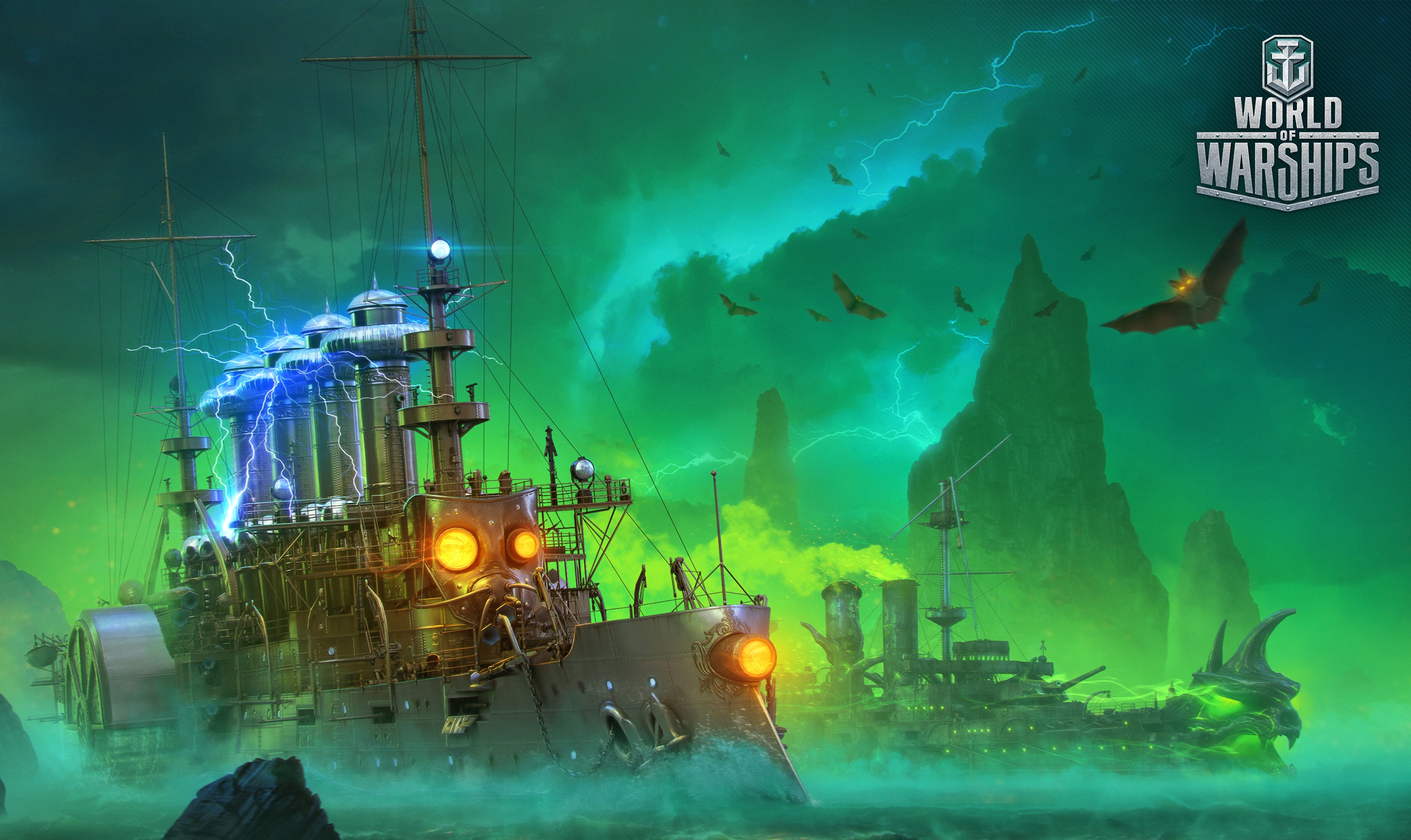 Free download wallpaper Steampunk, Video Game, World Of Warships, Warships on your PC desktop