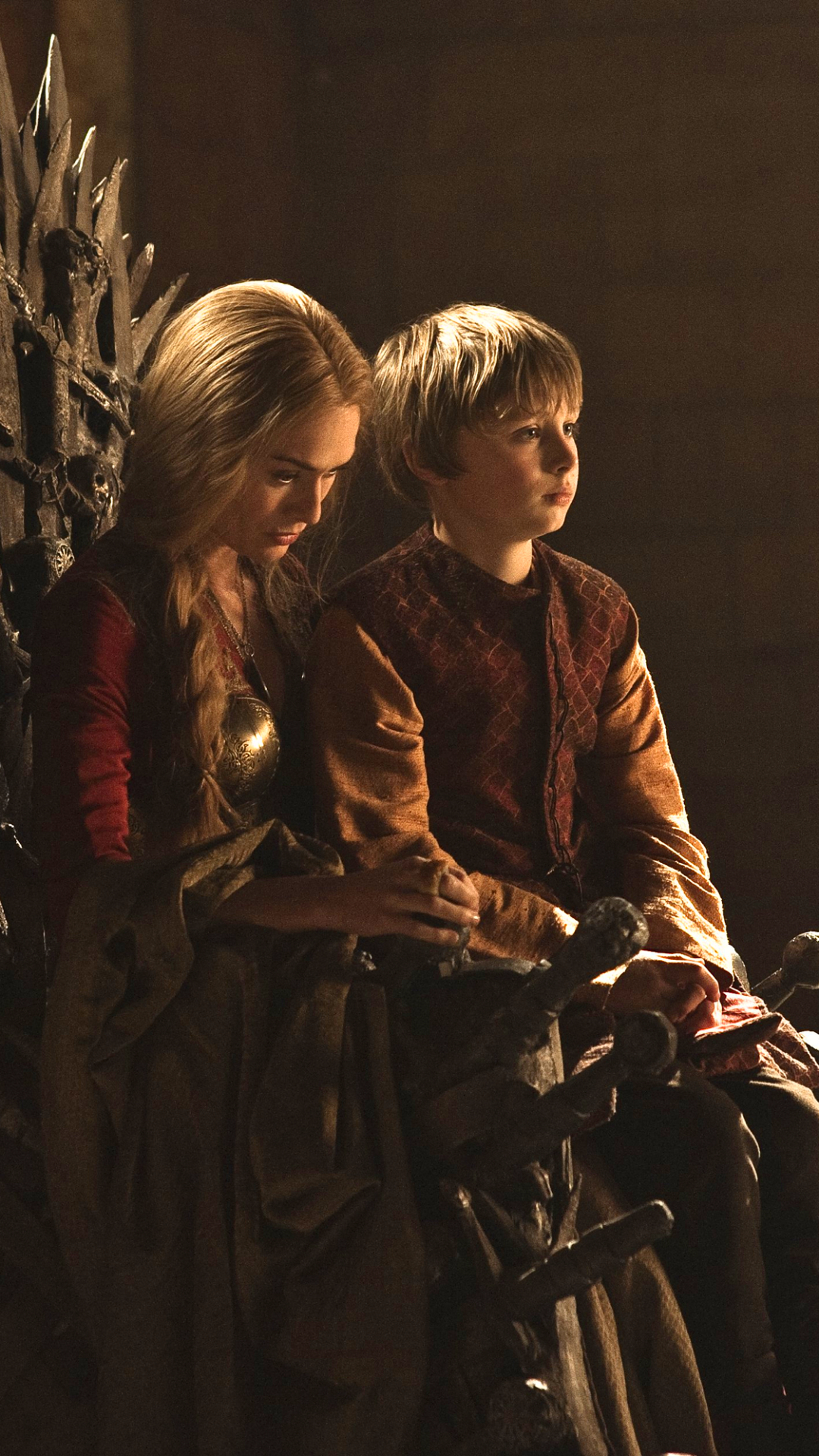 Descarga gratuita de fondo de pantalla para móvil de Juego De Tronos, Series De Televisión, Lena Headey, Cersei Lannister, Tommen Baratheon.