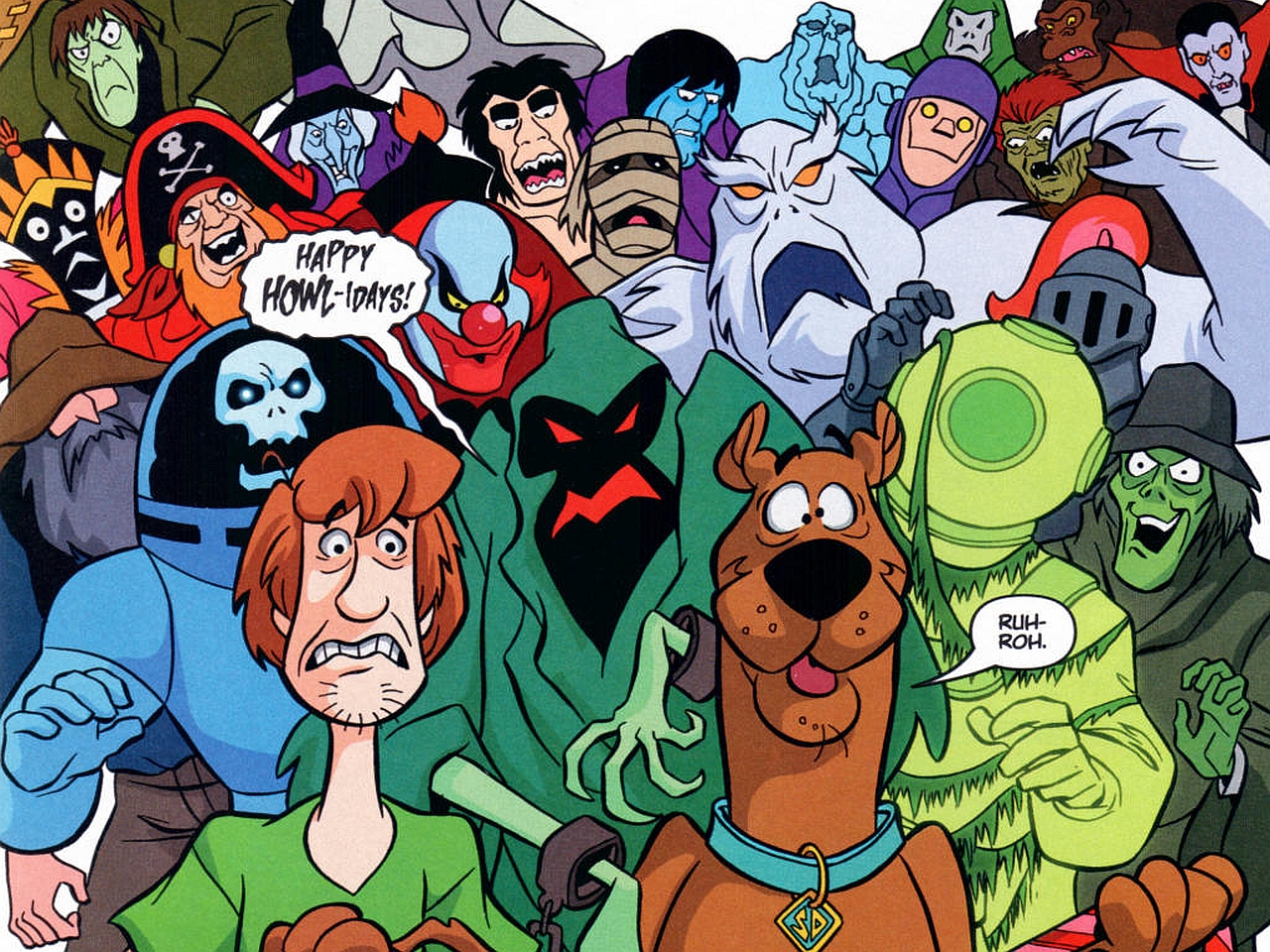Baixar papel de parede para celular de História Em Quadrinhos, Scooby Doo gratuito.