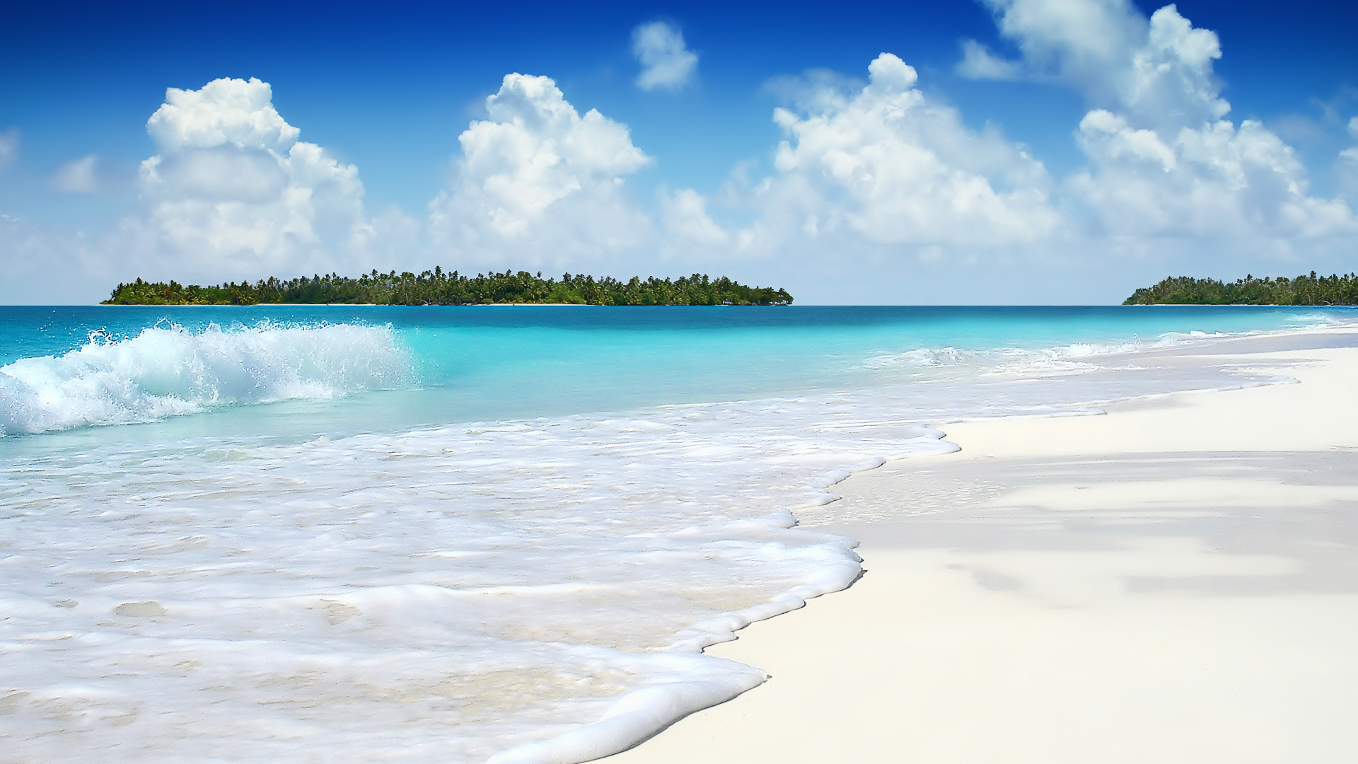 544721 télécharger le fond d'écran maldives, vague, le sable, mer, eau, plage, terre/nature, nuage, ile, la nature, océan, tropical, turquoise - économiseurs d'écran et images gratuitement