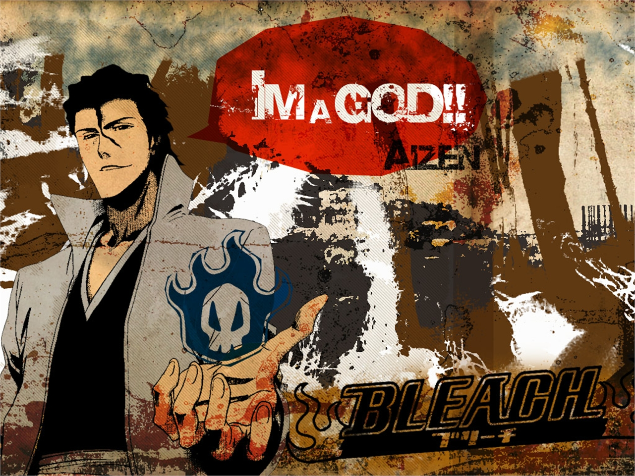 Free download wallpaper Anime, Bleach, Sōsuke Aizen on your PC desktop