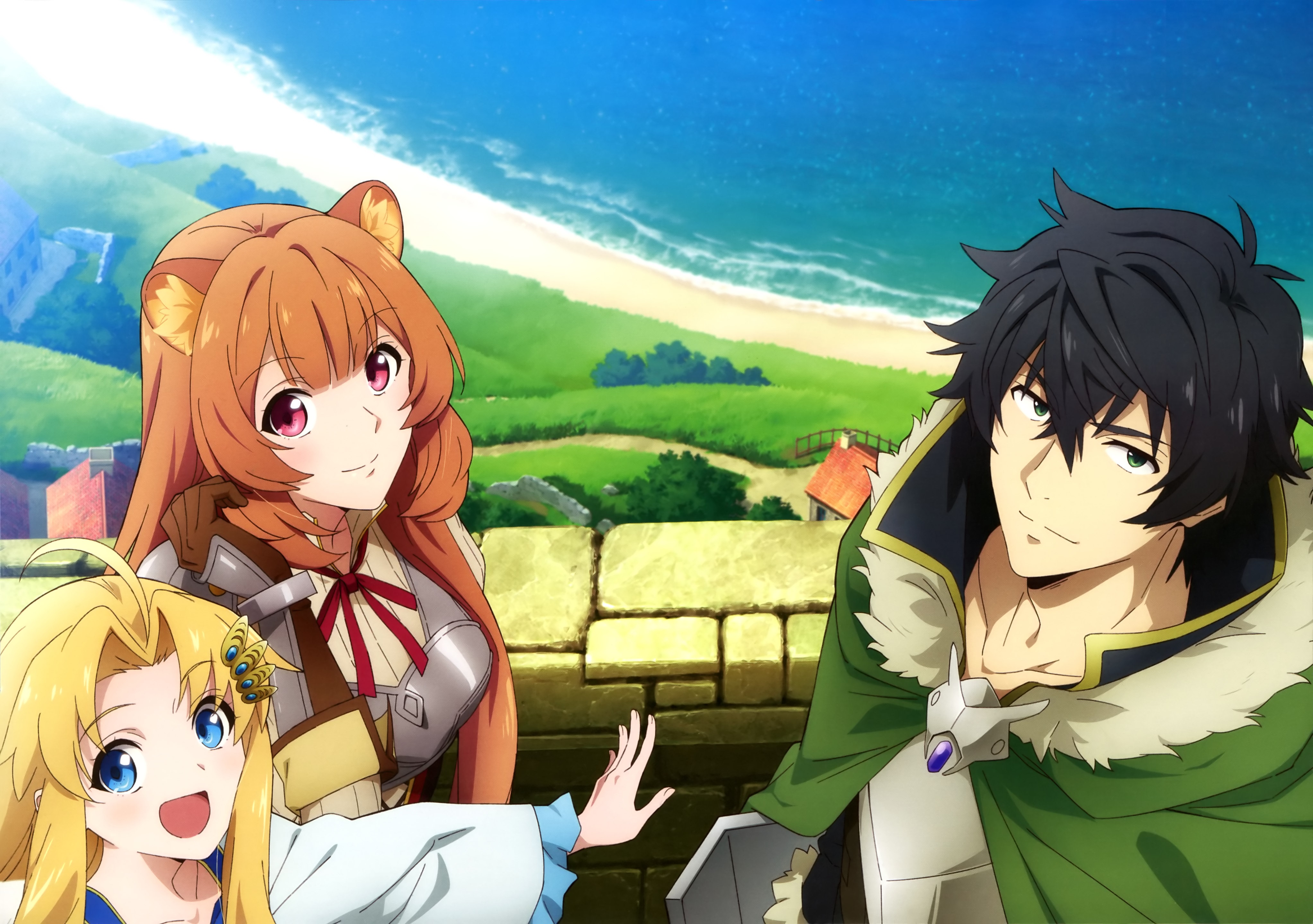 Free download wallpaper Anime, Raphtalia (The Rising Of The Shield Hero), The Rising Of The Shield Hero, Naofumi Iwatani, Filo (The Rising Of The Shield Hero) on your PC desktop