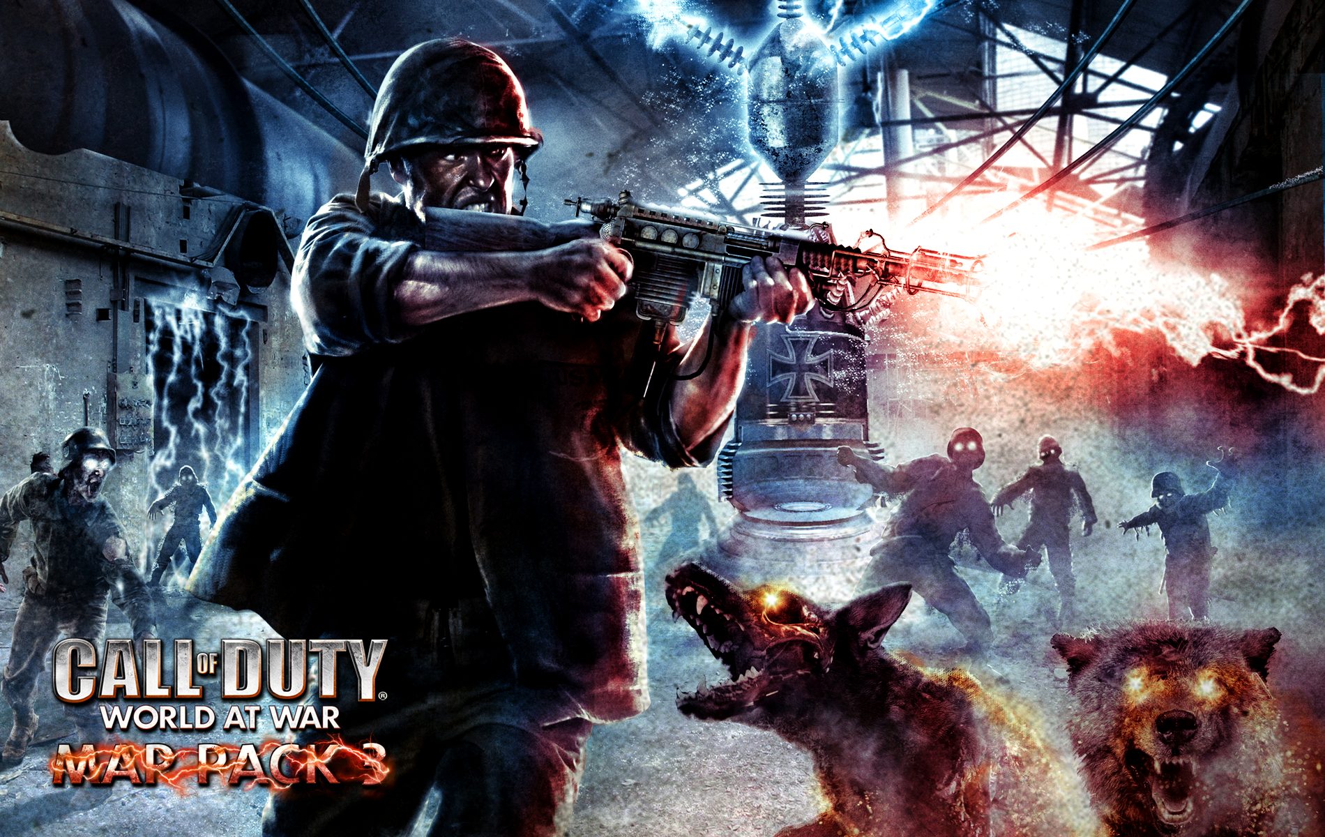 Популярні заставки і фони Call Of Duty: World At War на комп'ютер