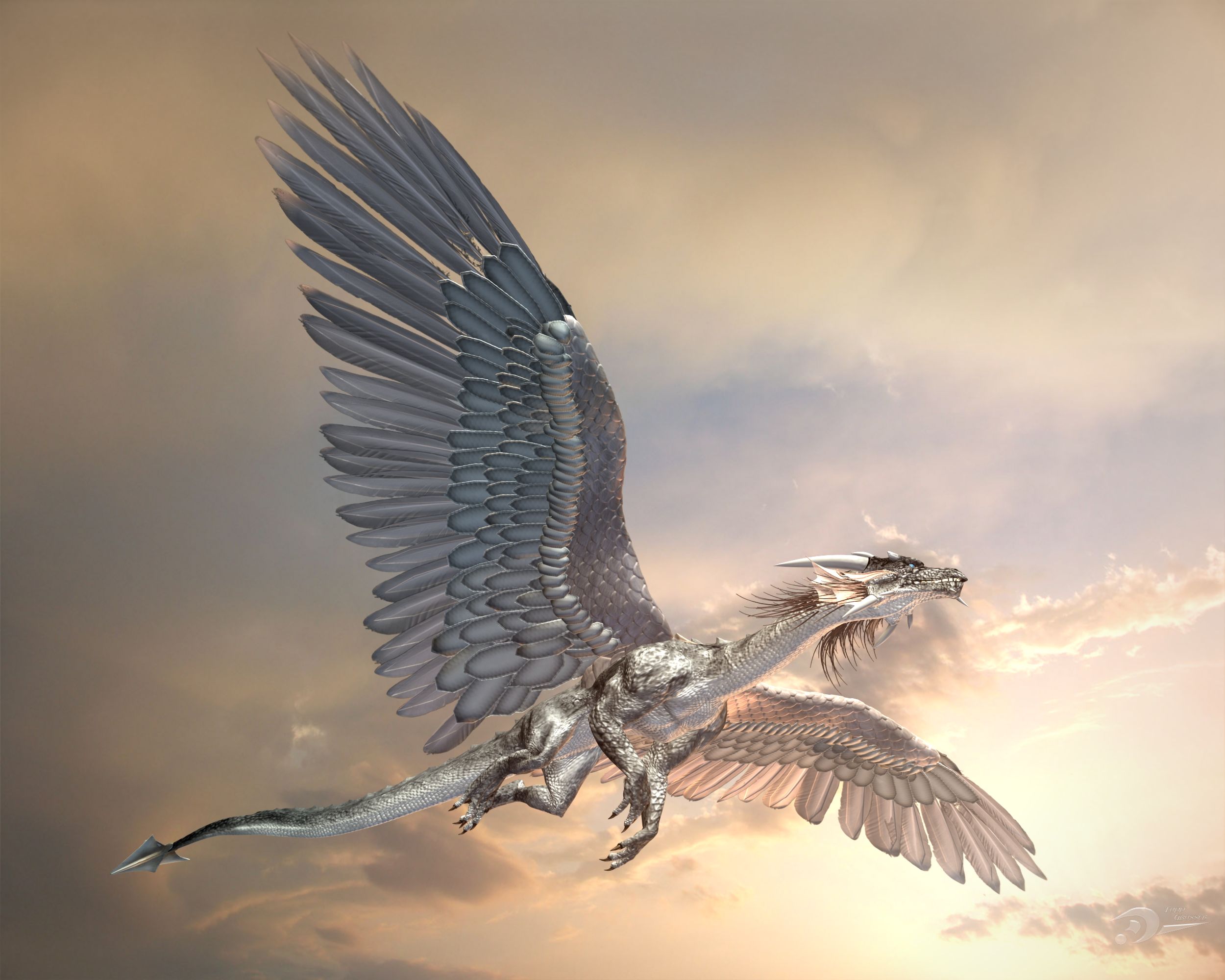 Free download wallpaper Fantasy, Dragon on your PC desktop