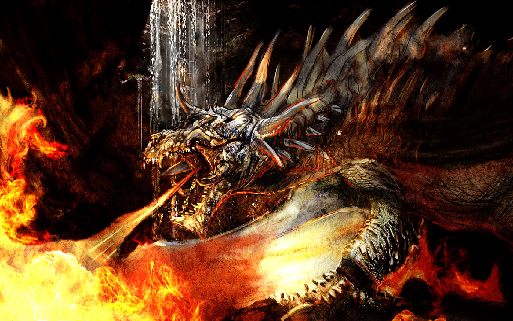 Handy-Wallpaper Fantasie, Drachen kostenlos herunterladen.