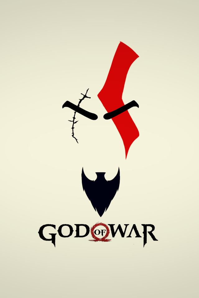 Download mobile wallpaper God Of War, Video Game, Minimalist for free.