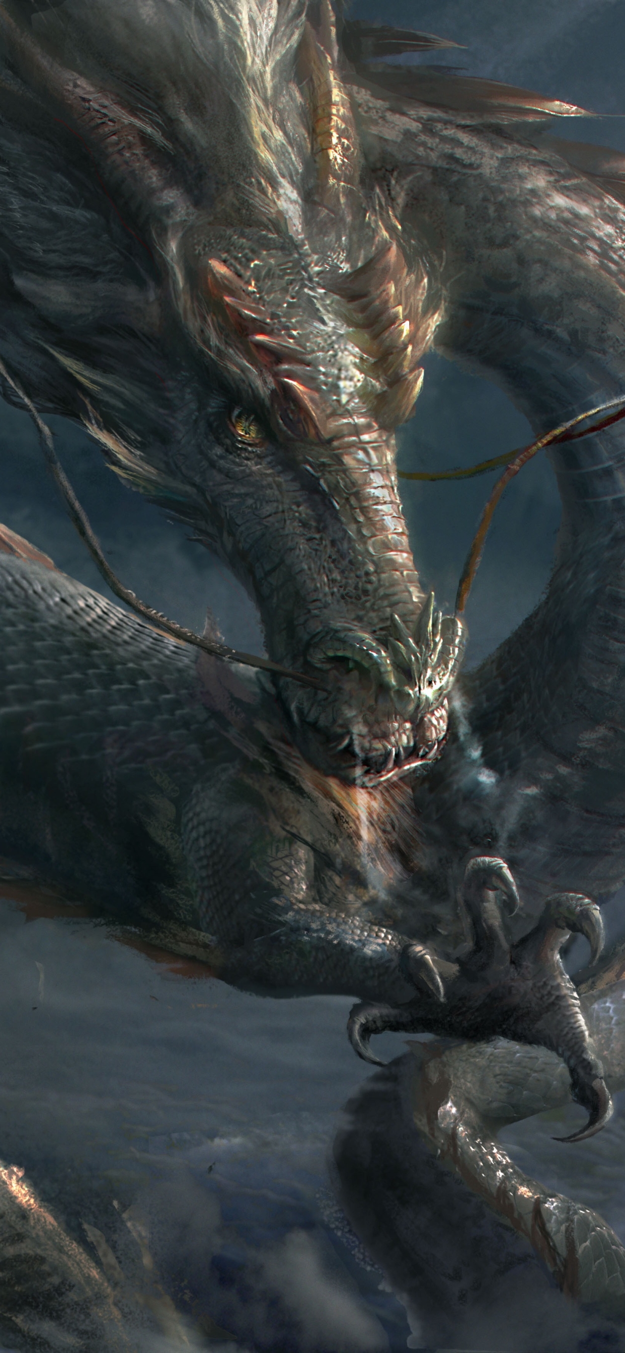 Download mobile wallpaper Fantasy, Dragon, Oriental for free.