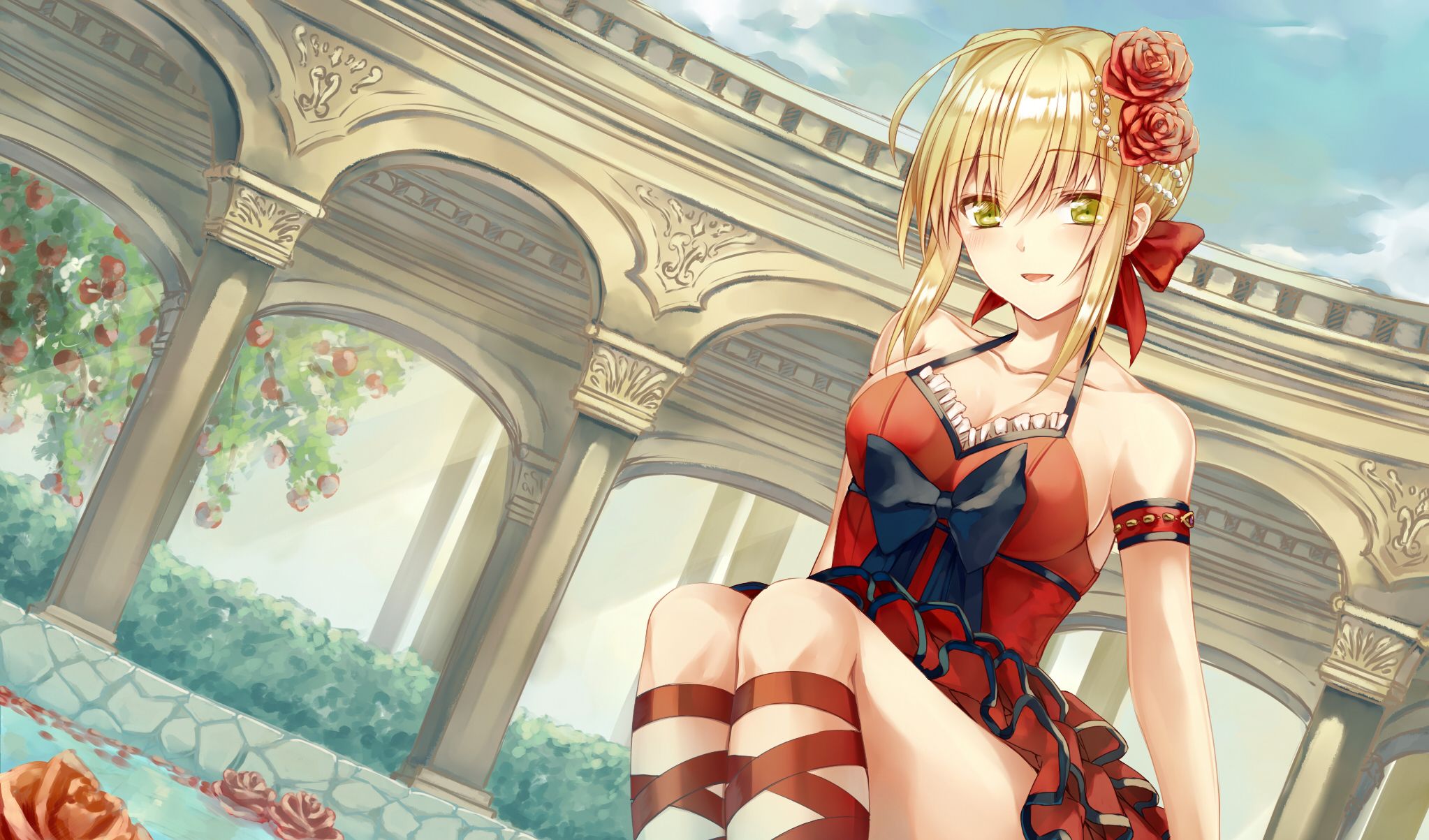 Free download wallpaper Anime, Saber (Fate Series), Red Saber, Fate/extra, Fate Series on your PC desktop