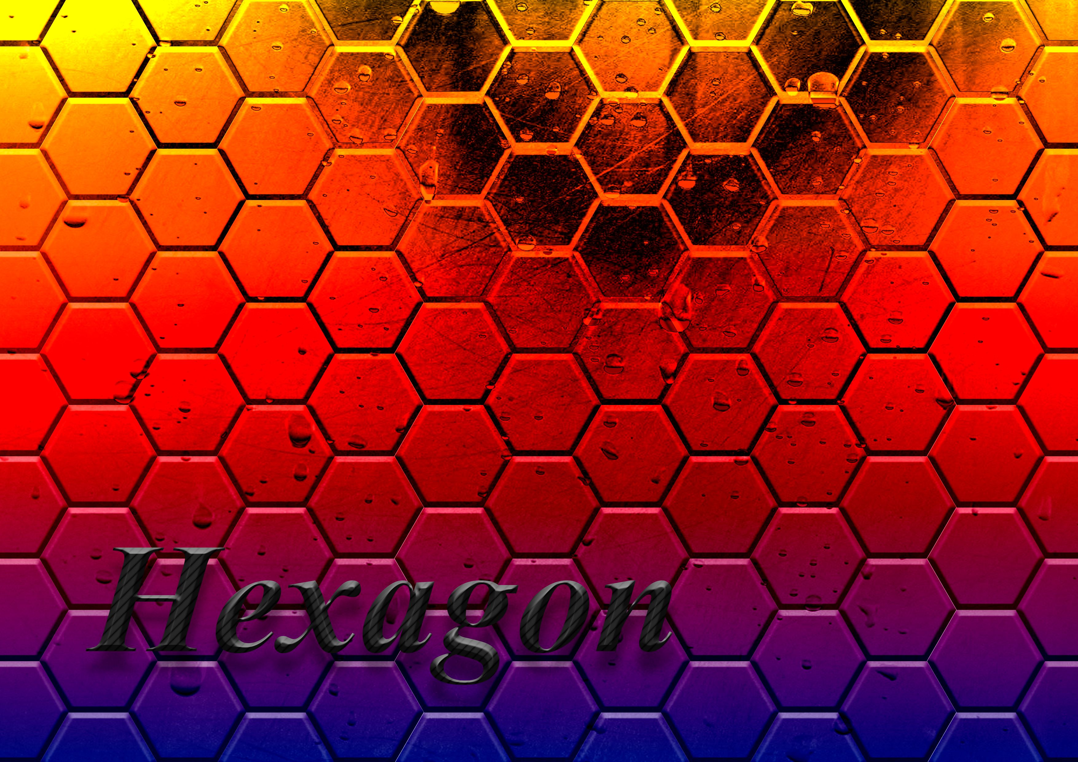 Handy-Wallpaper Abstrakt, Farben, Hexagon kostenlos herunterladen.