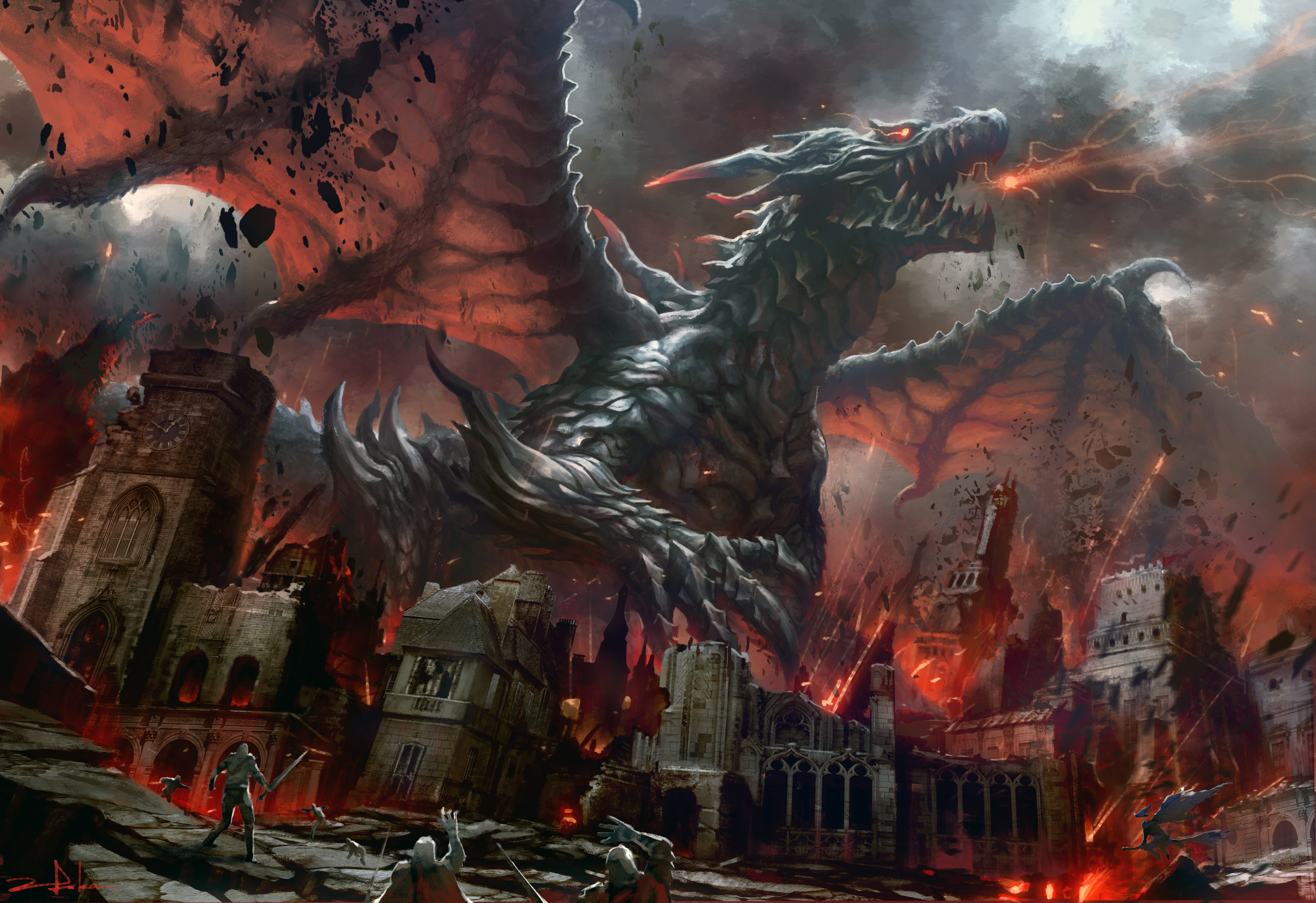 Free download wallpaper Fantasy, Dragon on your PC desktop