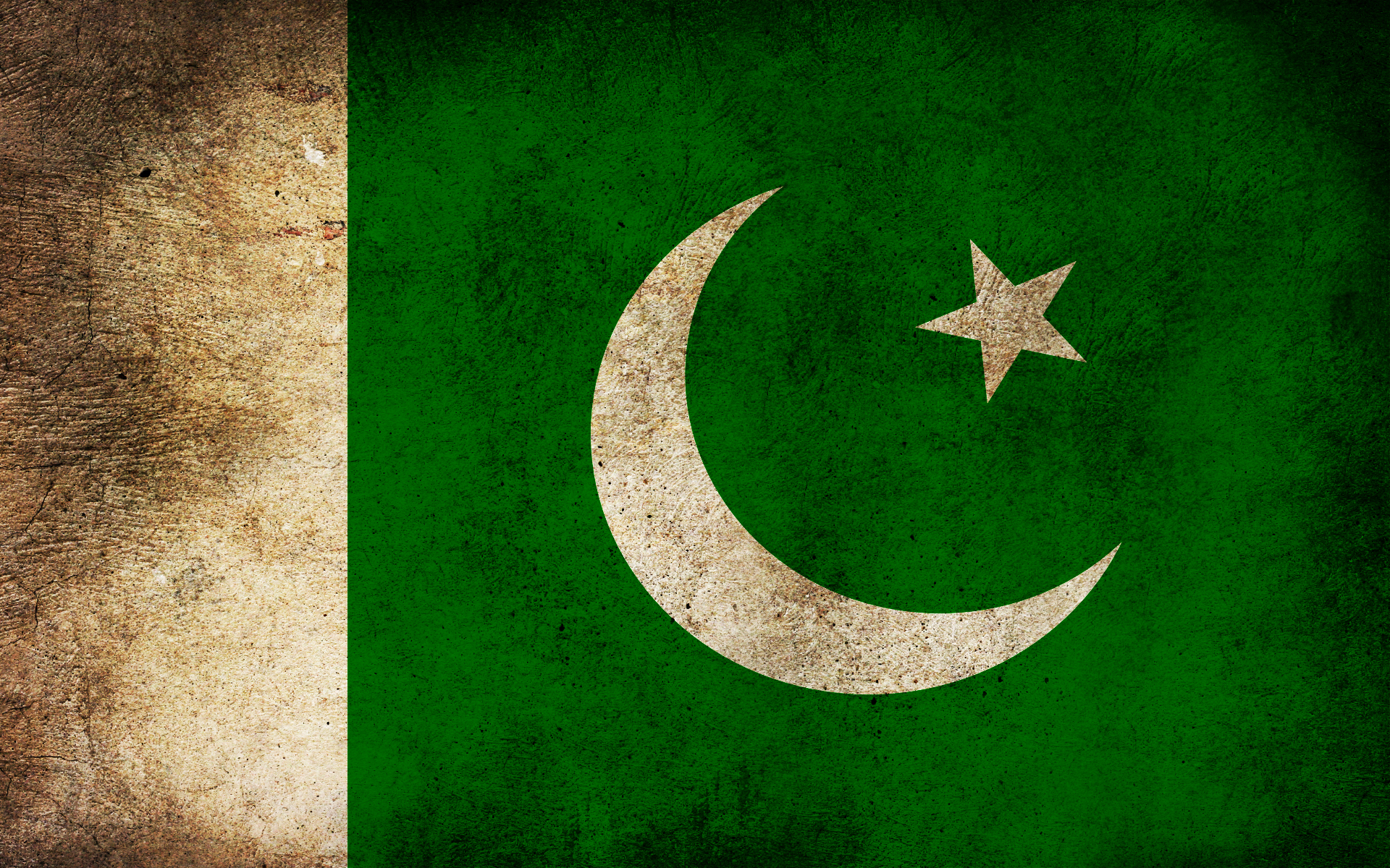 Популярні заставки і фони Прапор Пакистану на комп'ютер