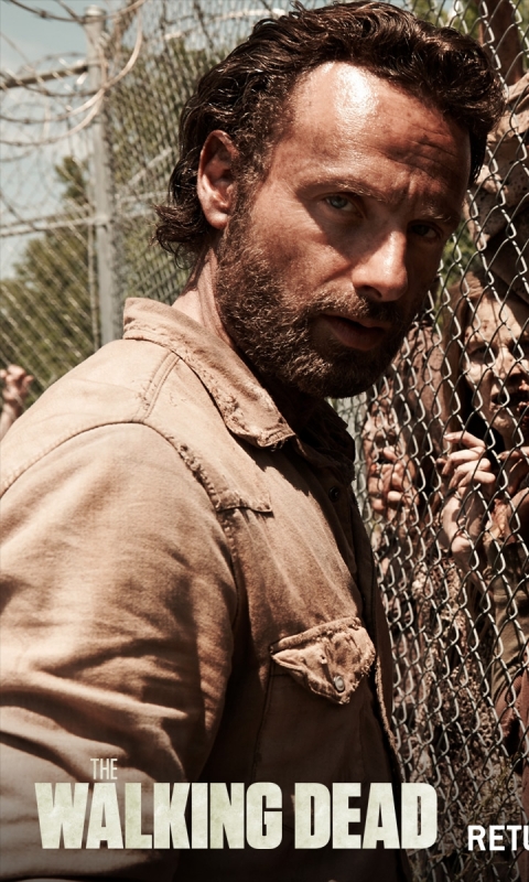 Download mobile wallpaper Andrew Lincoln, Tv Show, Zombie, The Walking Dead, Rick Grimes for free.