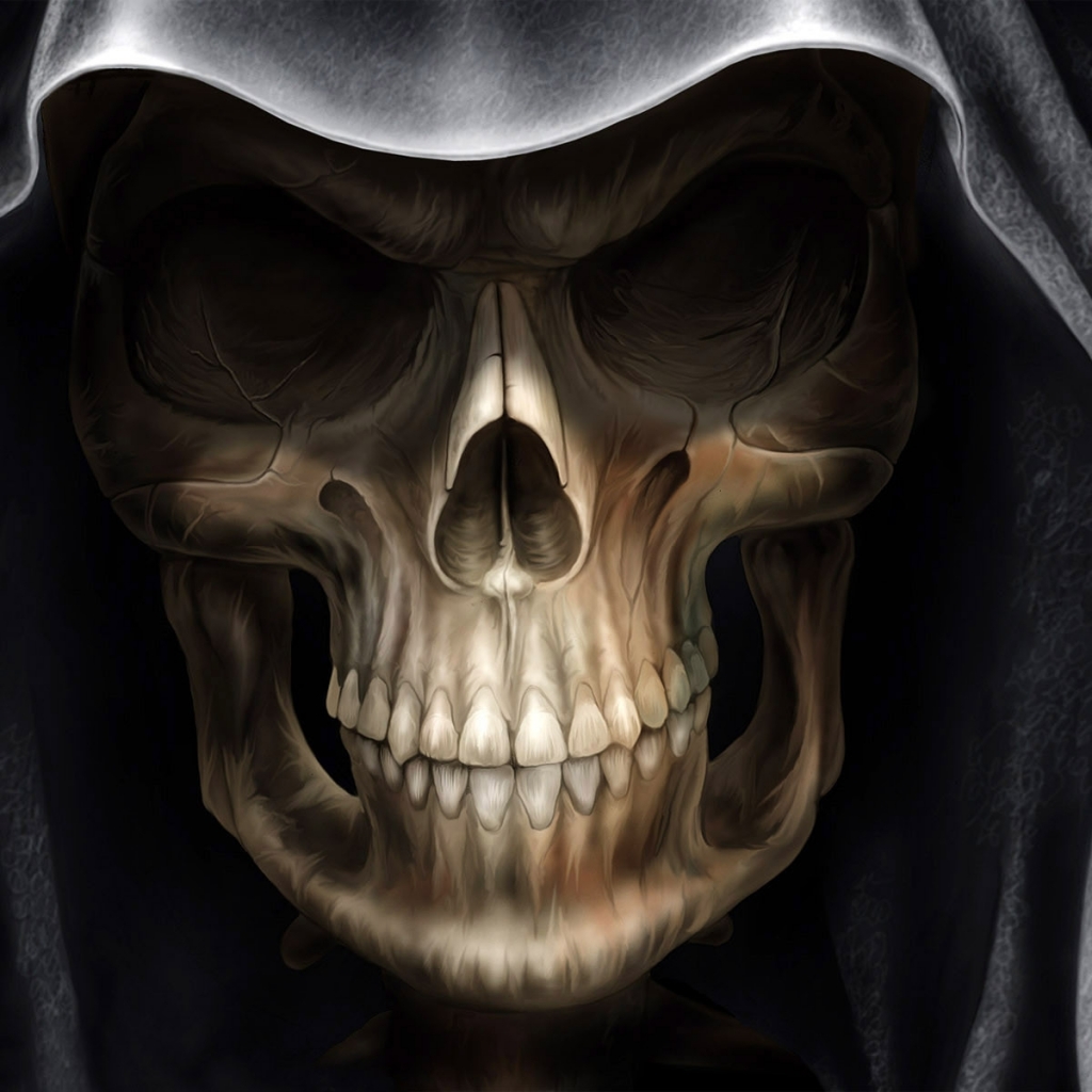 Descarga gratuita de fondo de pantalla para móvil de Muerte, Oscuro, Cráneo, Parca, Cráneos.