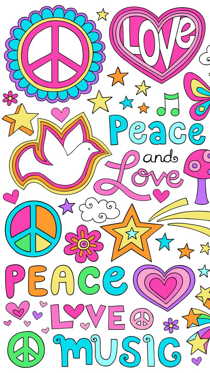 Download mobile wallpaper Love, Design, Word, Artistic, Peace for free.