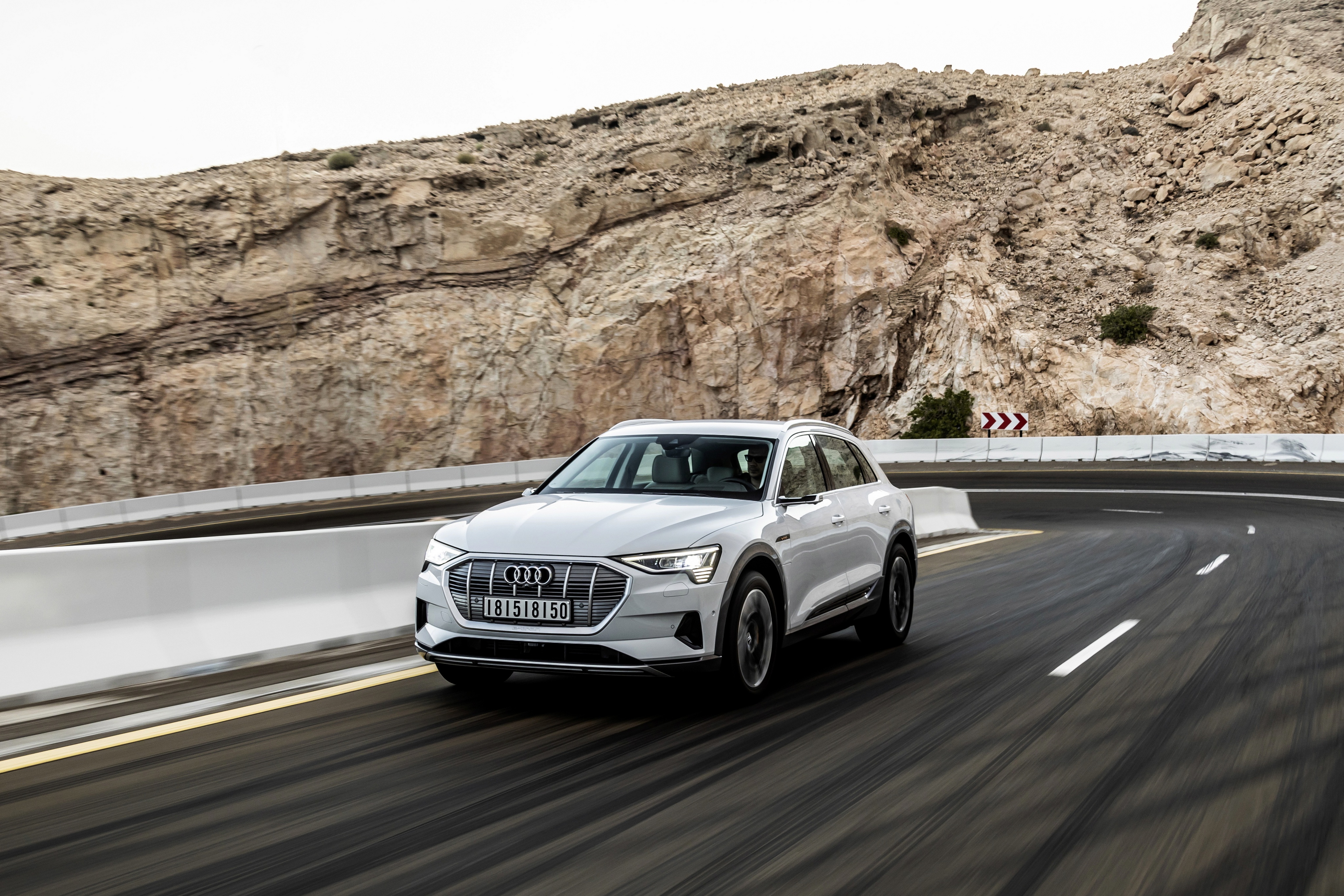Download mobile wallpaper Audi, Suv, Vehicles, White Car, Audi E Tron for free.