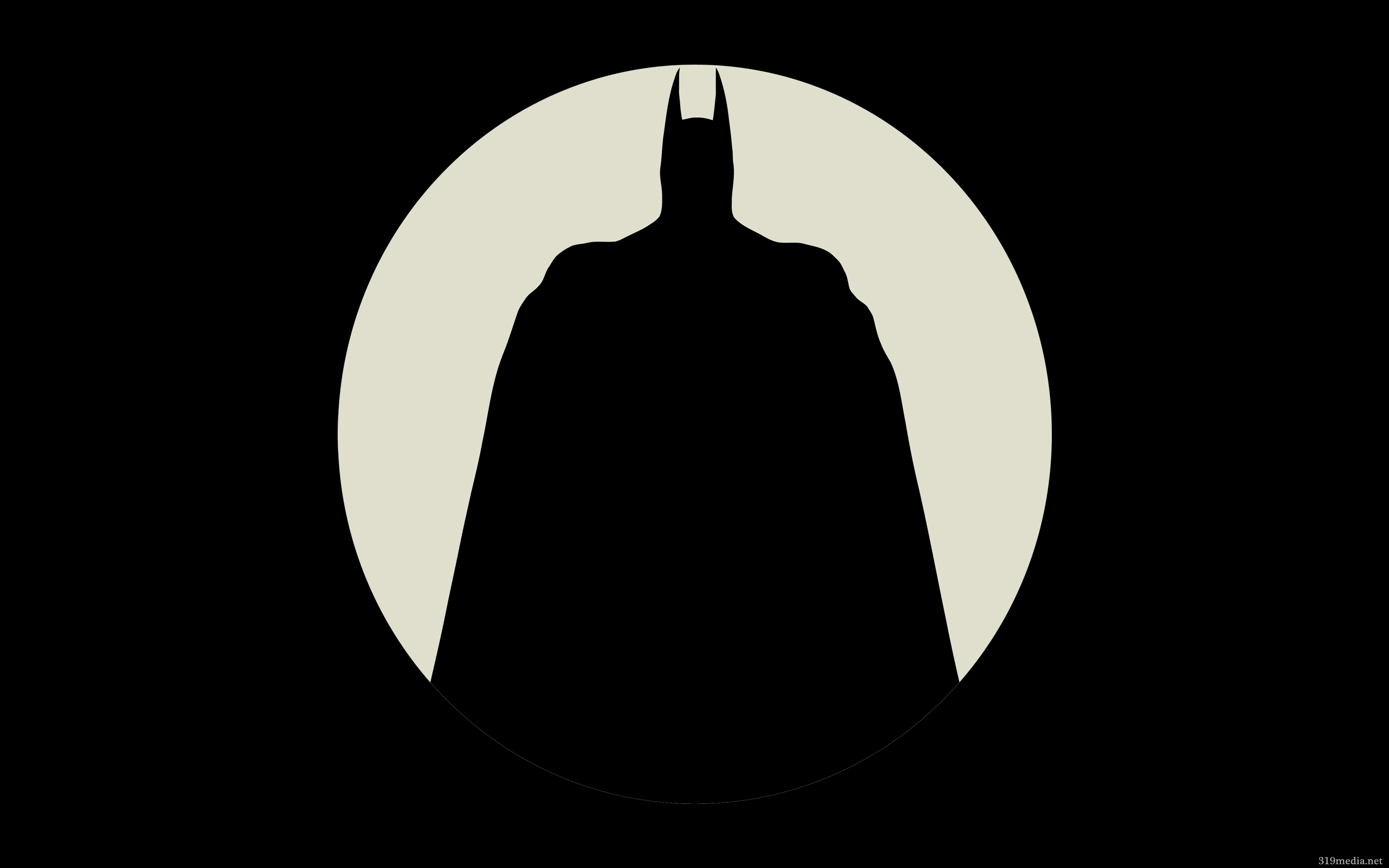 324097 télécharger le fond d'écran noir, bande dessinées, the batman, lune, simple - économiseurs d'écran et images gratuitement