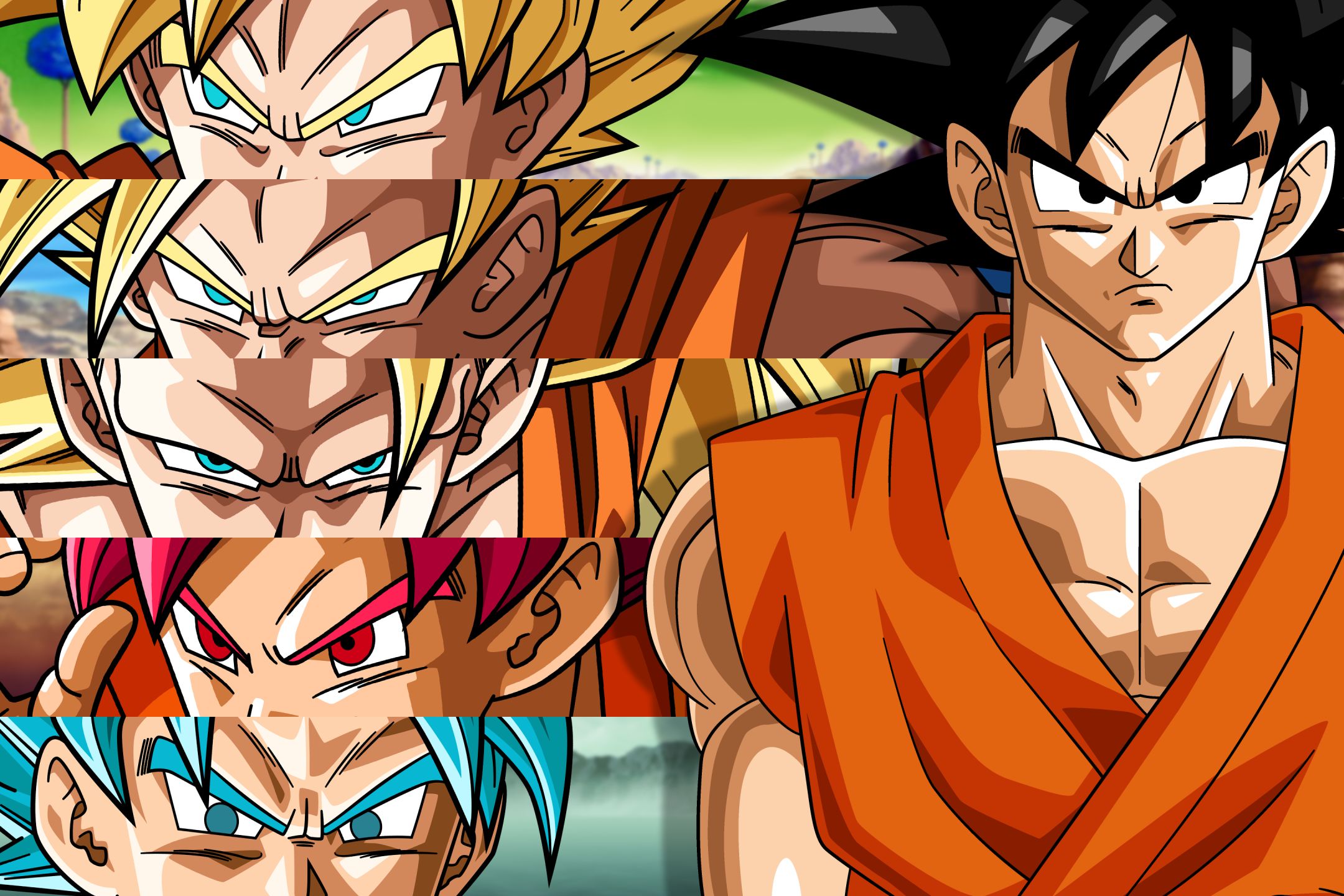 Laden Sie das Dragon Ball, Animes, Son Goku, Dragonball Z, Super Saiyajin-Bild kostenlos auf Ihren PC-Desktop herunter