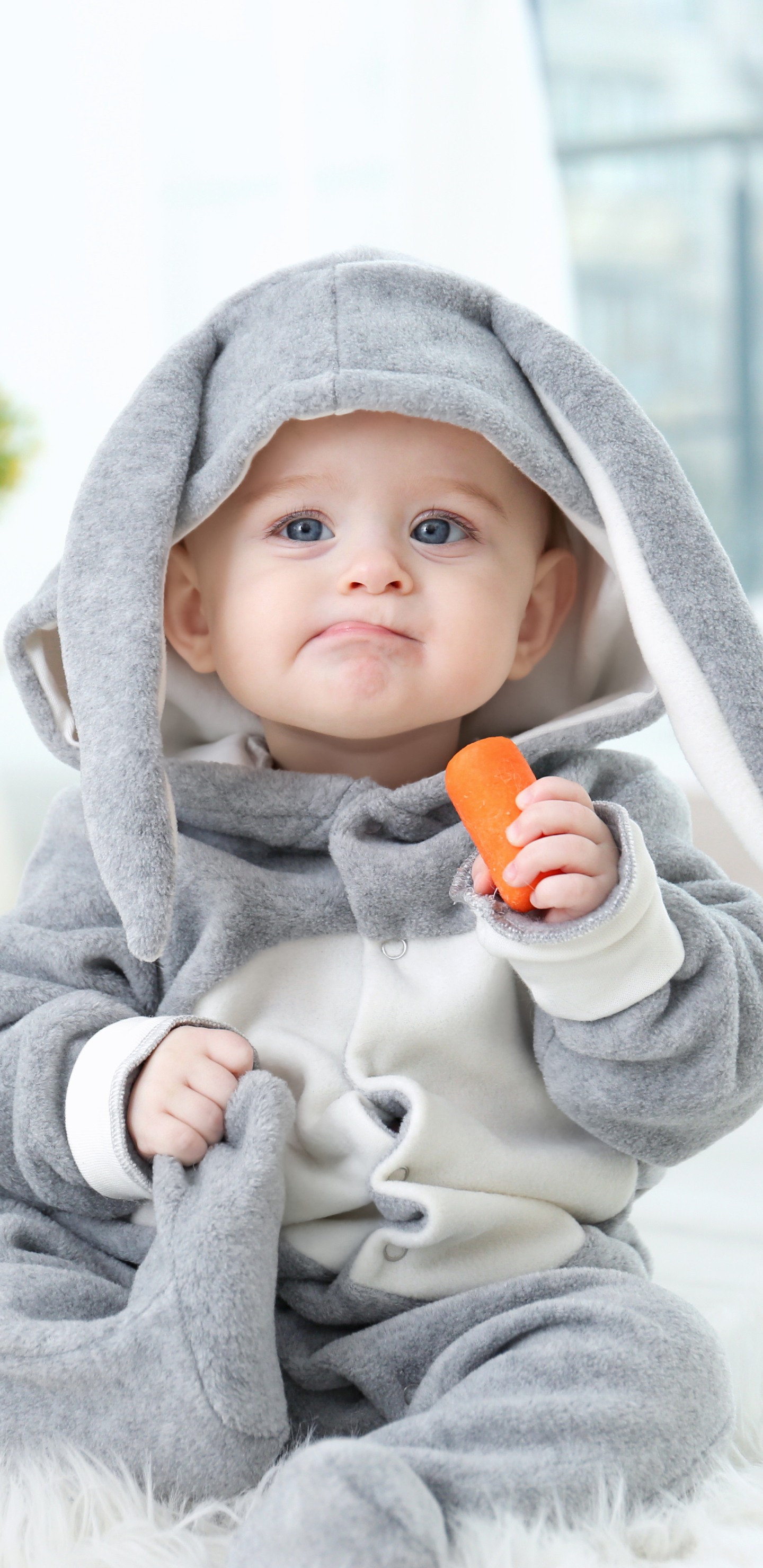 Handy-Wallpaper Fotografie, Blaue Augen, Baby kostenlos herunterladen.