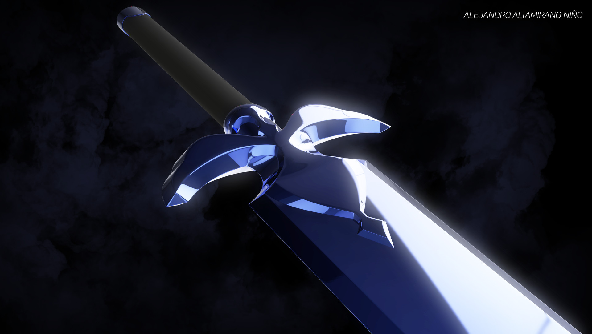 night sky sword (sword art online), anime, sword art online: alicization, sword art online HD wallpaper
