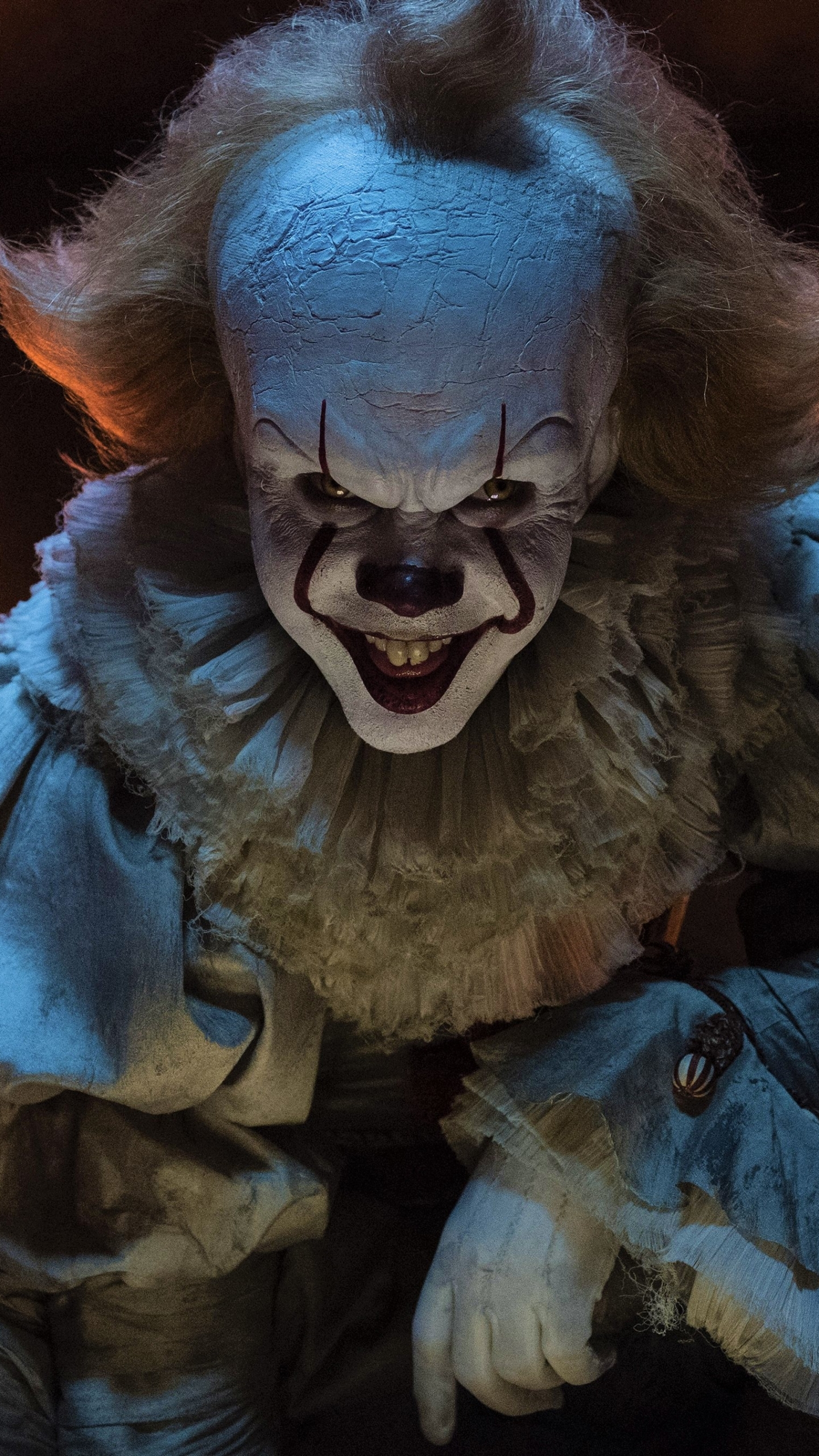 pennywise (it), scary, clown, movie, it (2017), stephen king cellphone