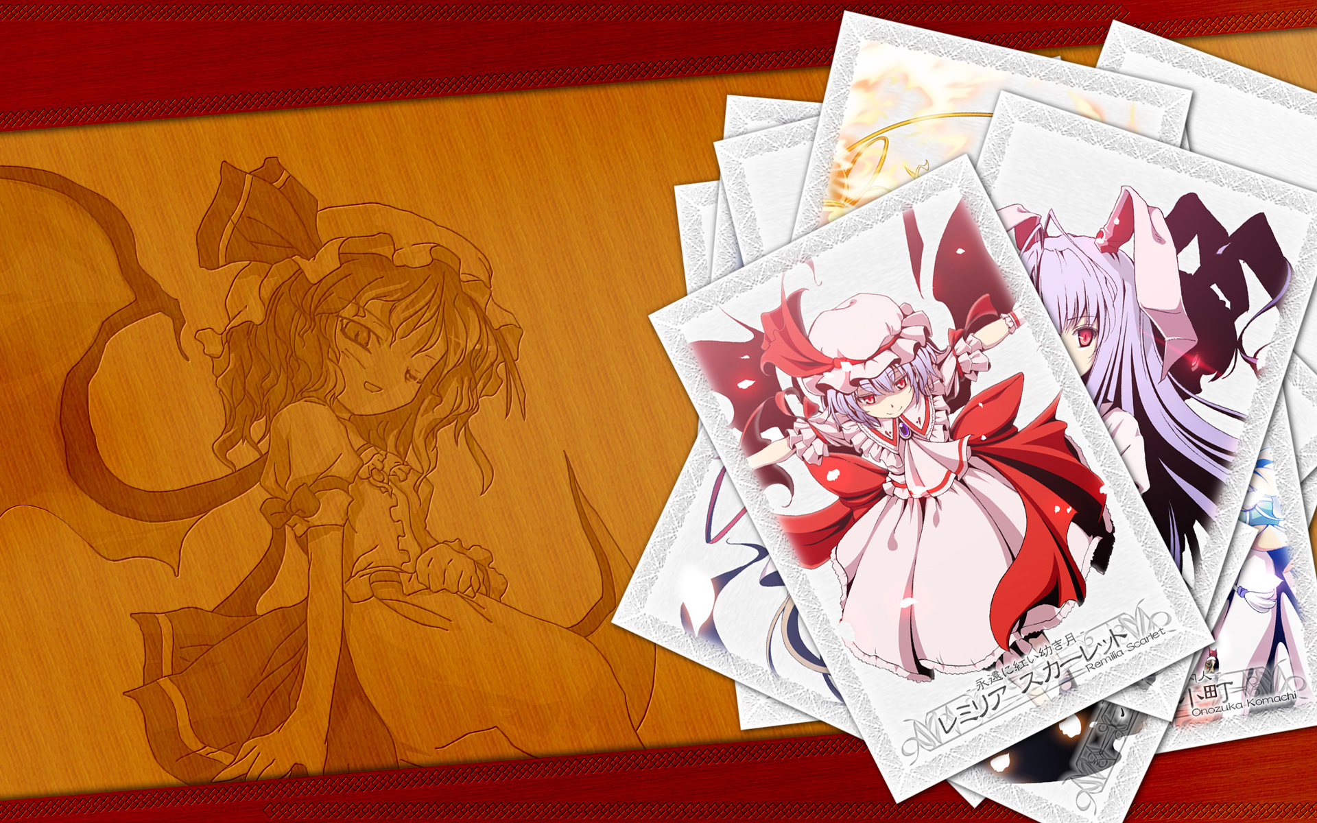 Free download wallpaper Anime, Remilia Scarlet, Touhou, Reisen Udongein Inaba on your PC desktop
