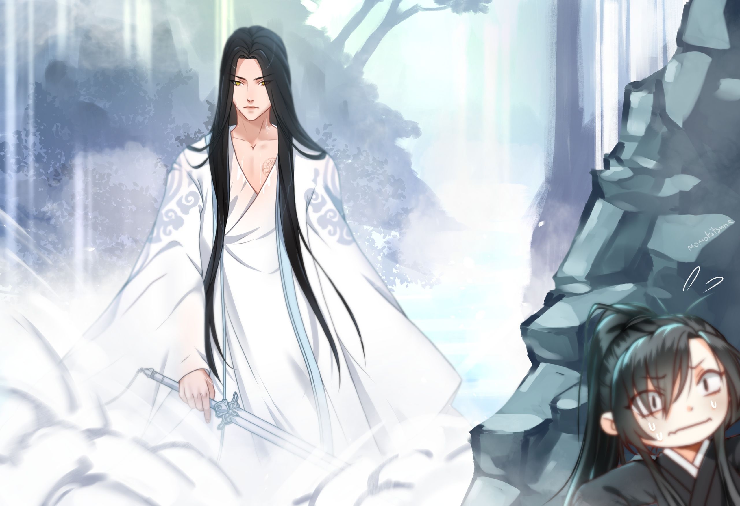 Téléchargez des papiers peints mobile Animé, Lan Zhan, Wei Ying, Lan Wangji, Wei Wuxian, Mo Dao Zu Shi gratuitement.