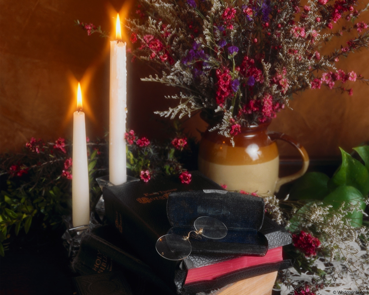 objects, candles UHD