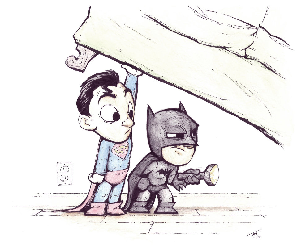 comics, batman/superman, superman, batman