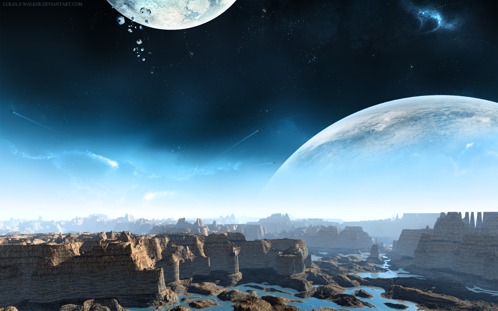 Download mobile wallpaper Landscape, Sci Fi for free.