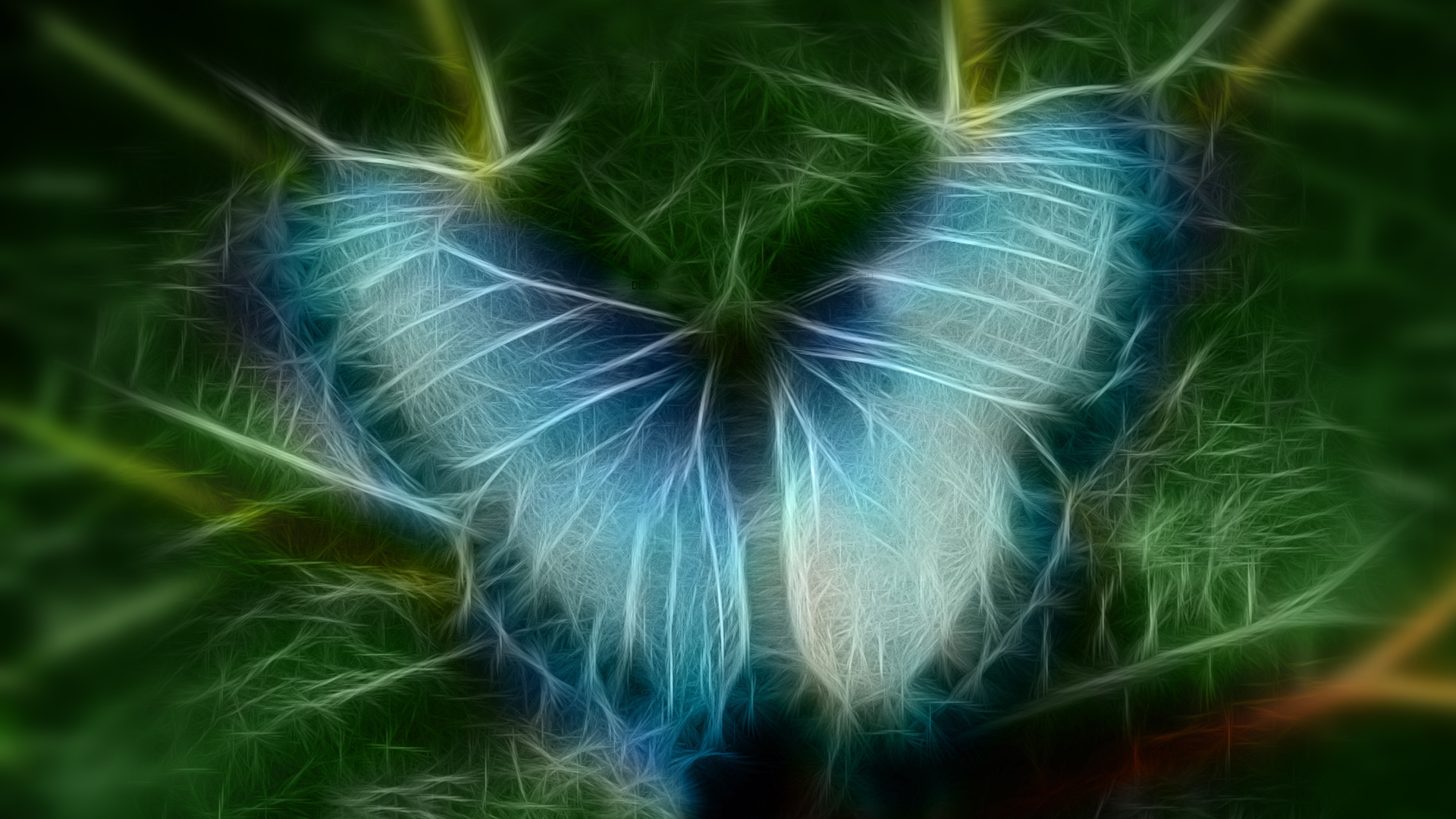 Download mobile wallpaper Abstract, Fractal, Colors, Butterfly for free.