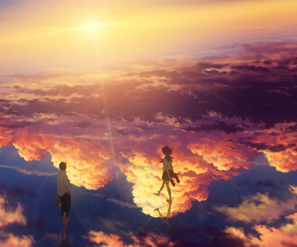 Free download wallpaper Anime, Sky on your PC desktop