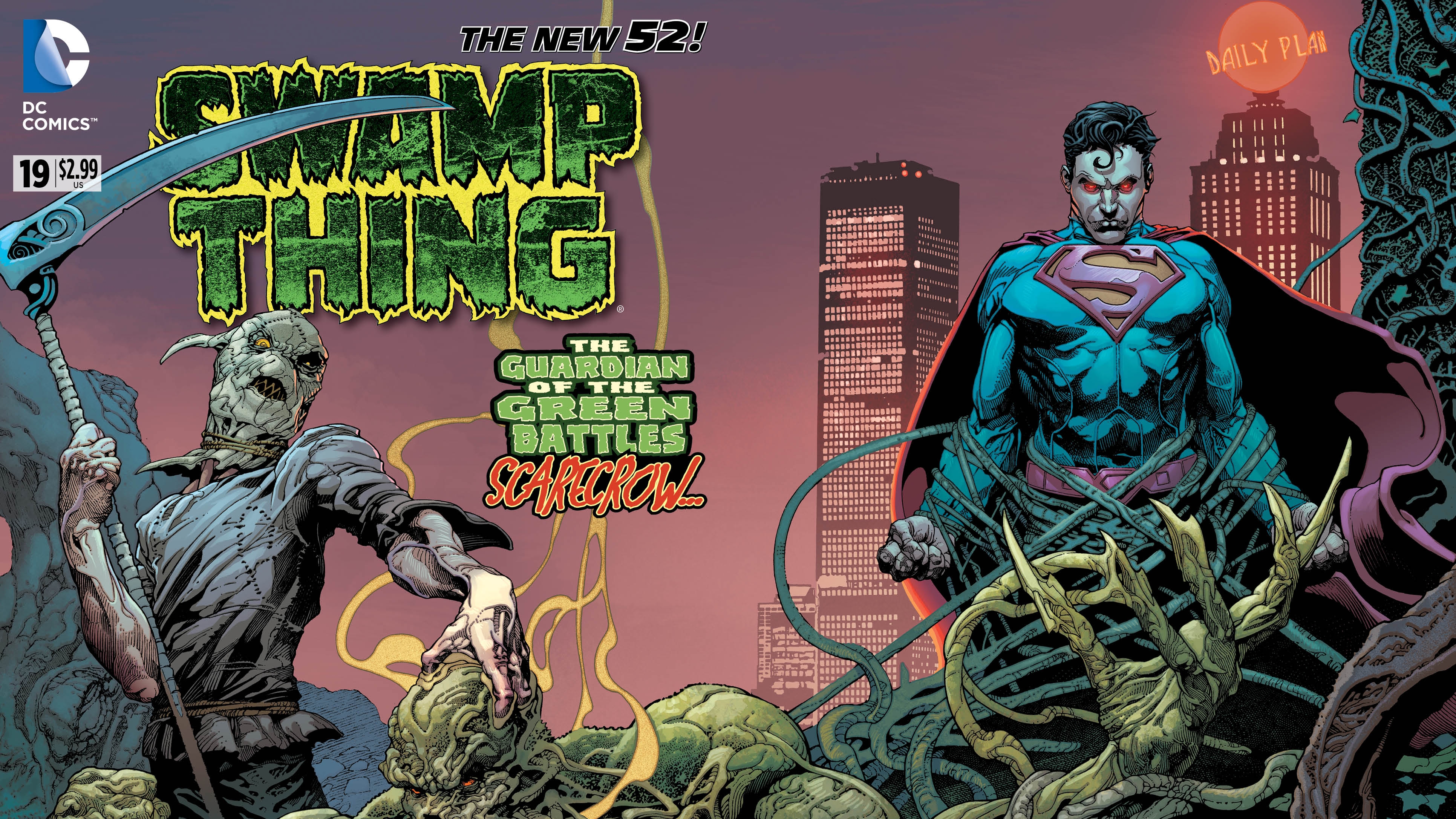 Handy-Wallpaper Comics, Swamp Thing kostenlos herunterladen.