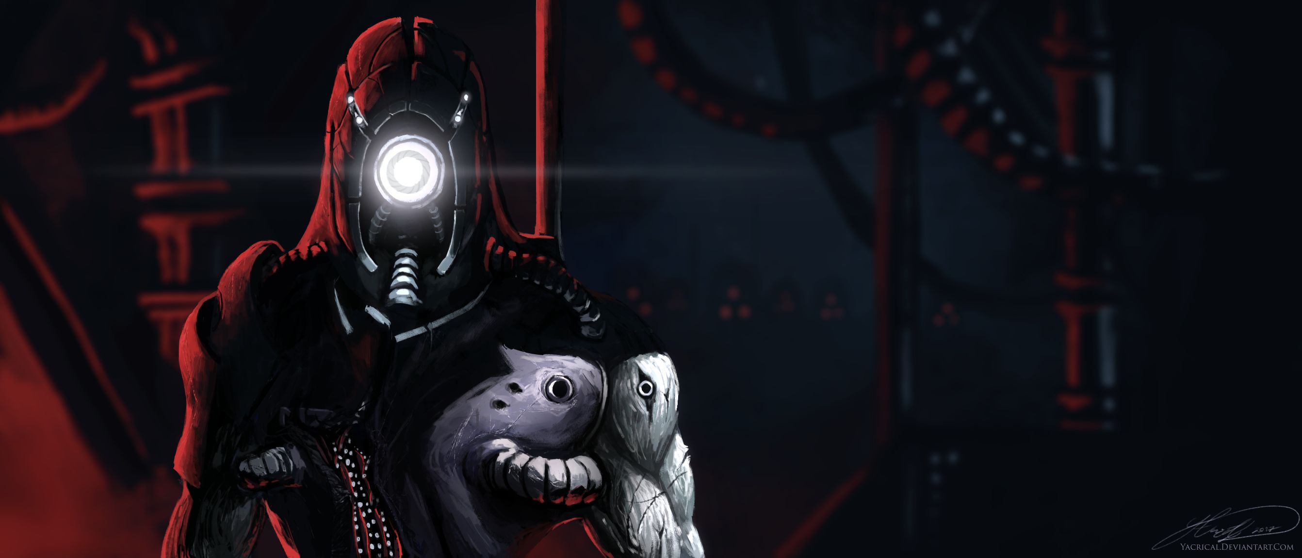 Free download wallpaper Mass Effect, Video Game, Mass Effect 3, Legion (Mass Effect) on your PC desktop