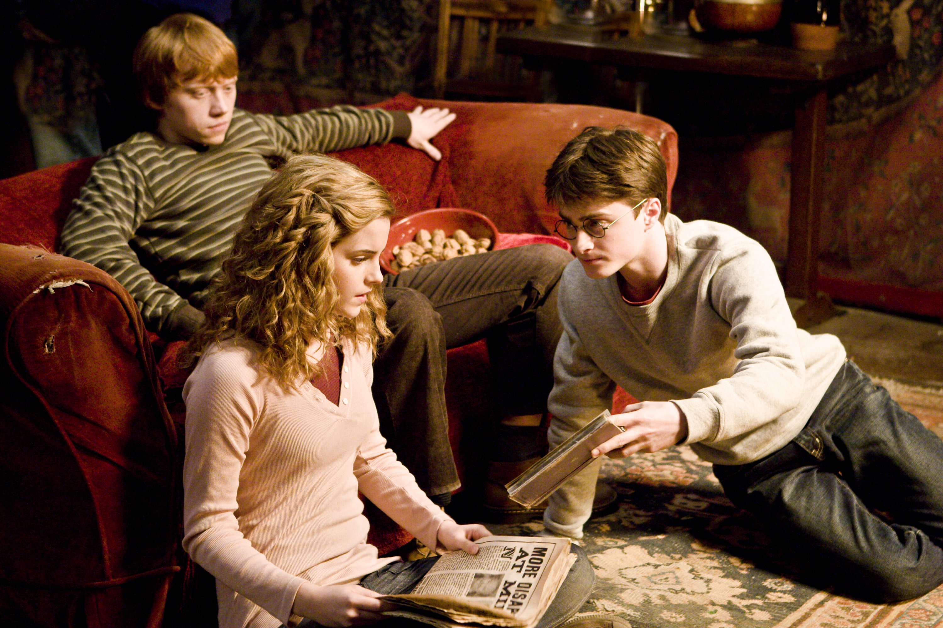 434261 descargar imagen harry potter, películas, harry potter y el misterio del príncipe, hermione granger, ron weasley: fondos de pantalla y protectores de pantalla gratis
