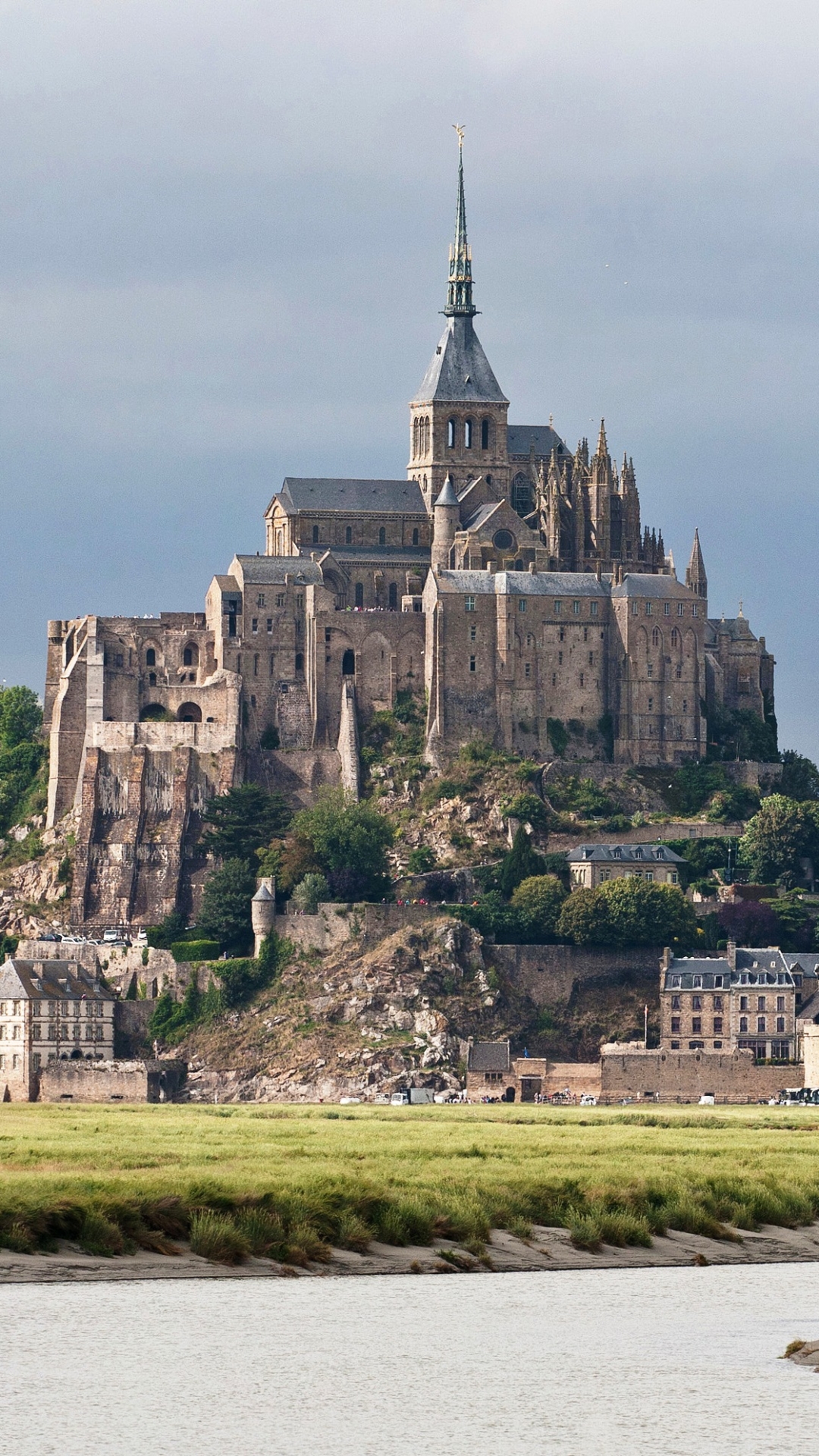Baixar papel de parede para celular de Monte Saint Michel, Religioso gratuito.