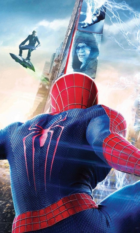 Download mobile wallpaper Spider Man, Movie, Green Goblin, The Amazing Spider Man 2, Electro (Marvel Comics) for free.