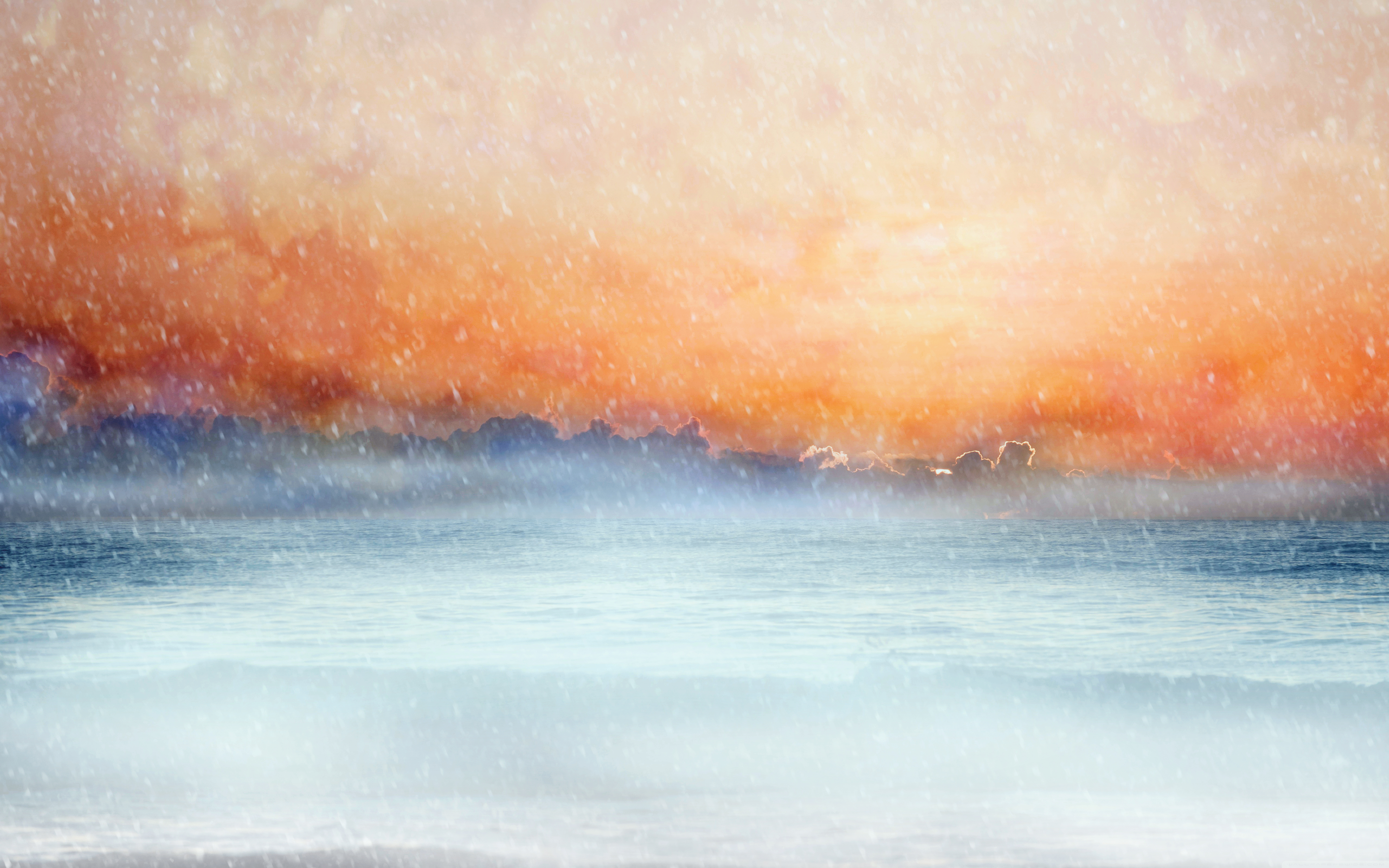 Free download wallpaper Sky, Sea, Horizon, Sunrise, Earth, Pastel, Scenic on your PC desktop