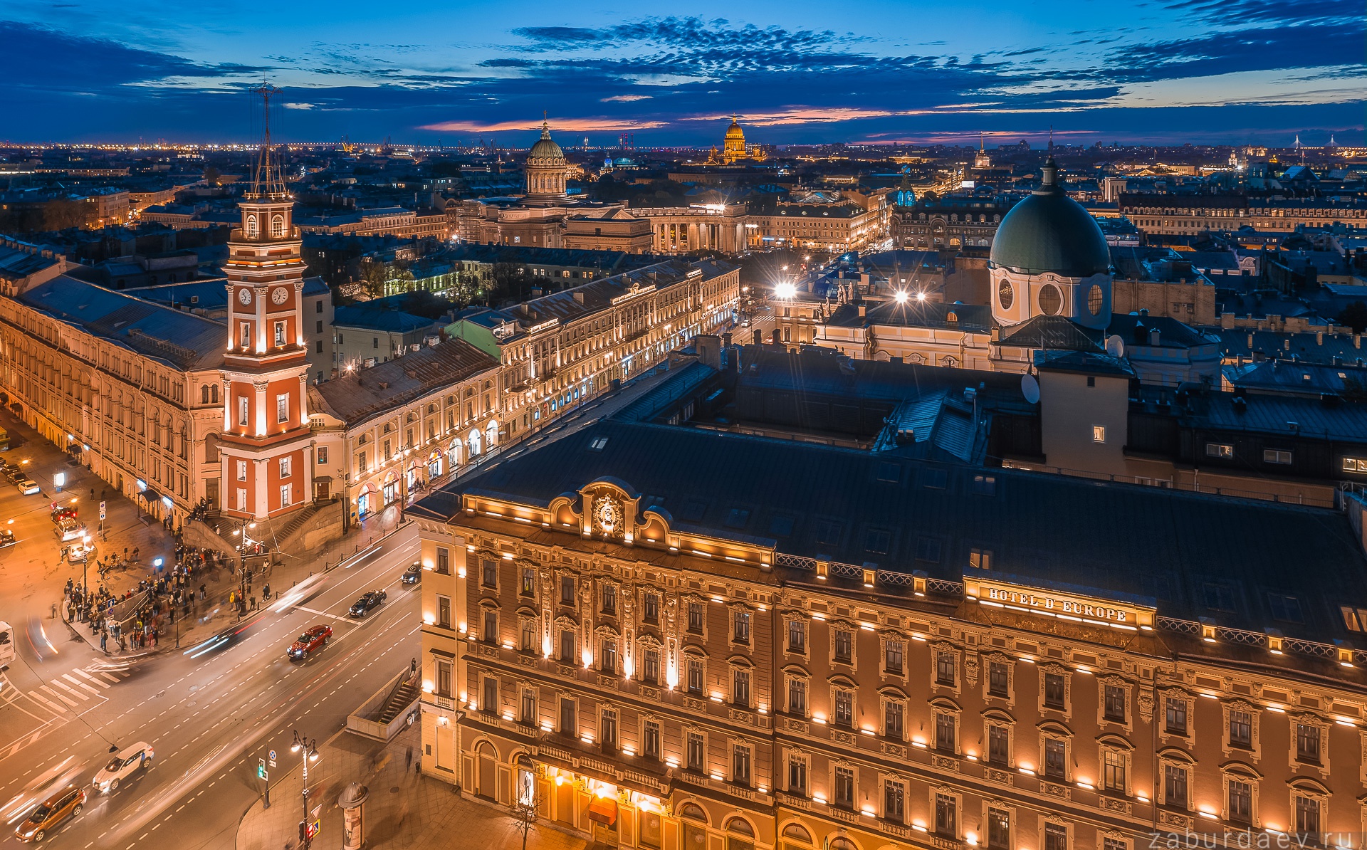 Download mobile wallpaper Cities, Night, Architecture, Building, Russia, Saint Petersburg, Man Made for free.