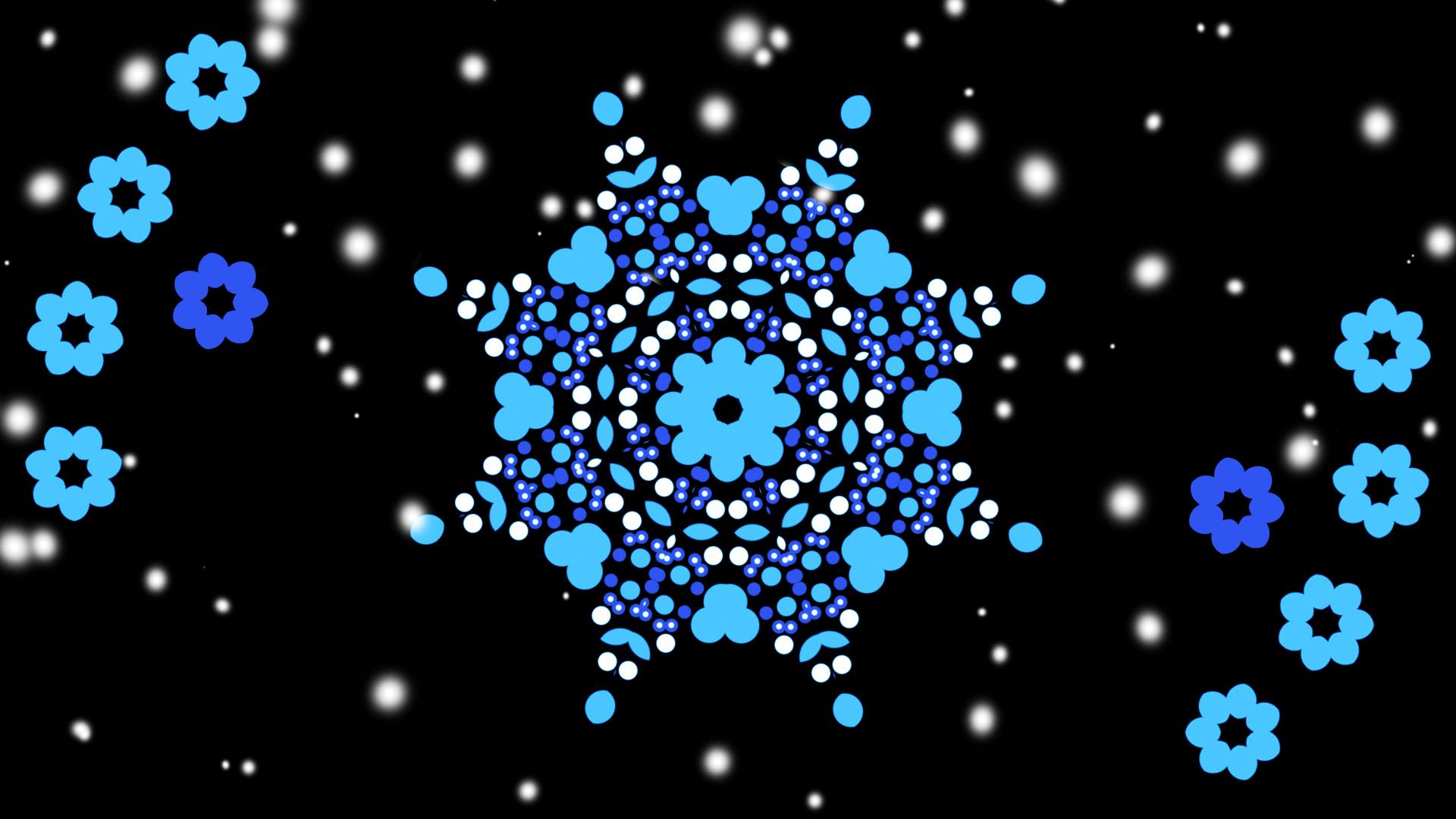 Download mobile wallpaper Abstract, Shapes, Snowflake, Geometry for free.