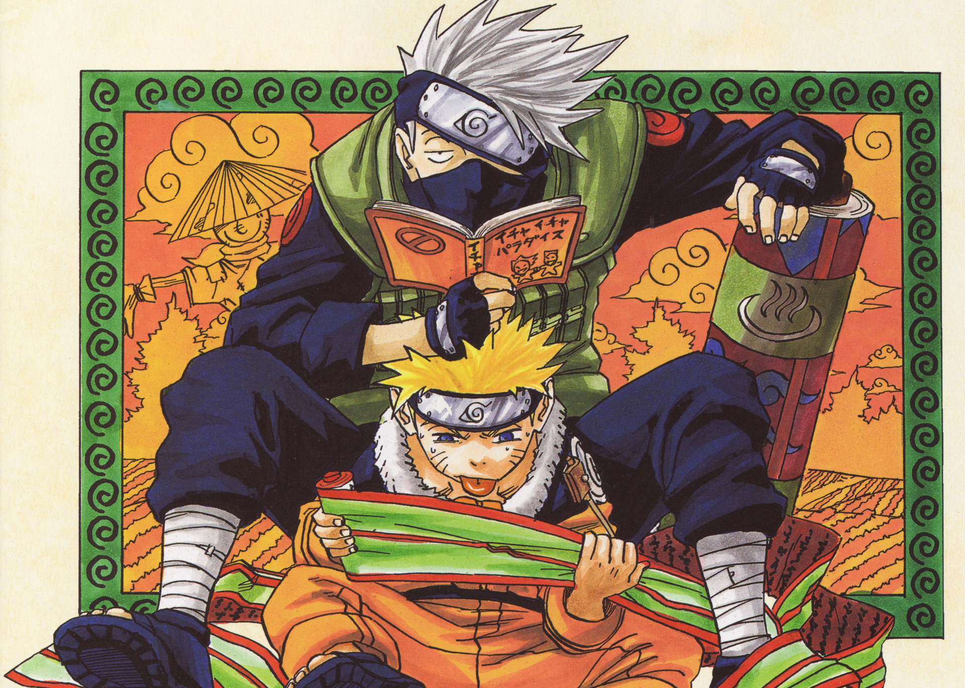 Download mobile wallpaper Anime, Naruto, Naruto Uzumaki, Kakashi Hatake for free.