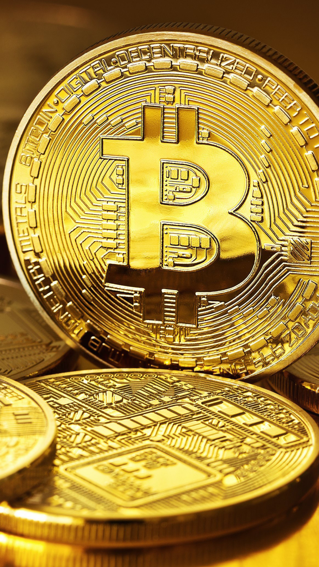 Download mobile wallpaper Technology, Bitcoin for free.
